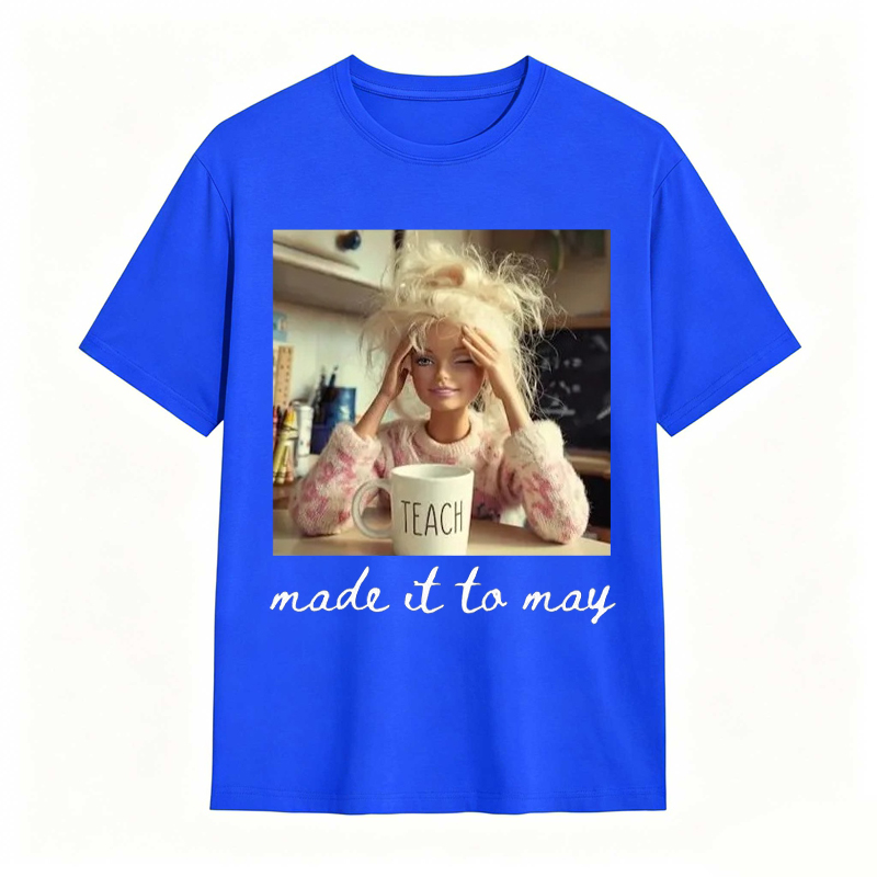 Comfort Colors Last Day of School Teacher Doll Face Meme Shirt