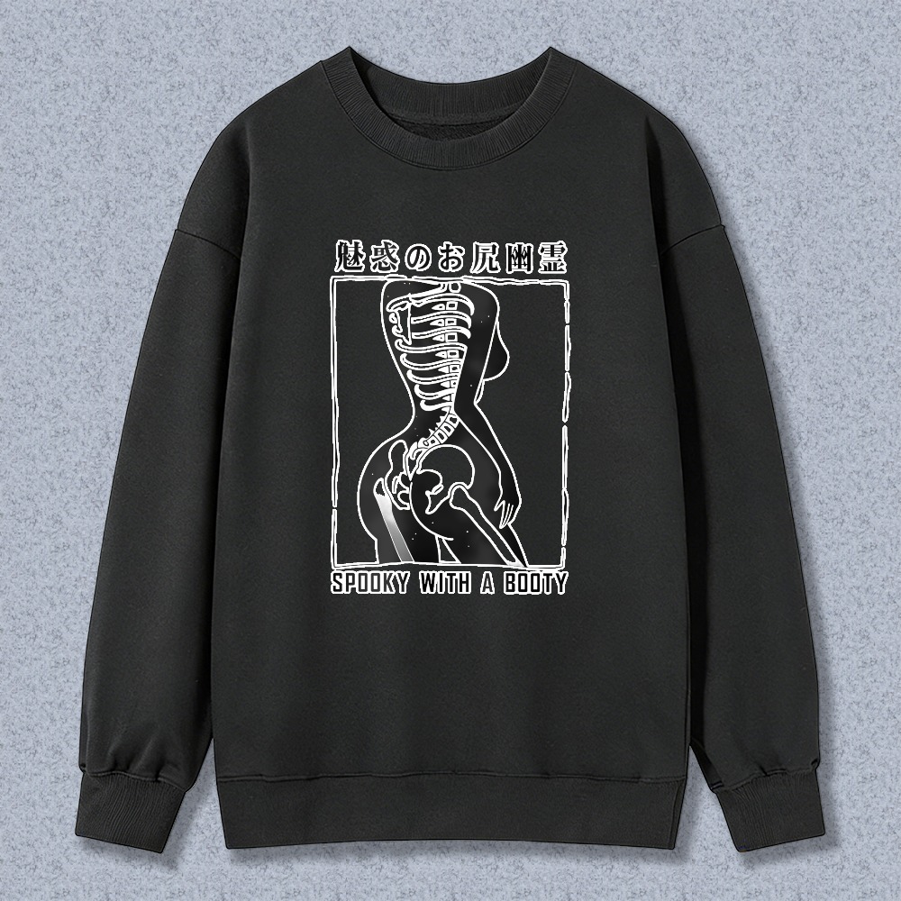 Spooky With A Booty Unisex Crewneck Classic Sweatshirt