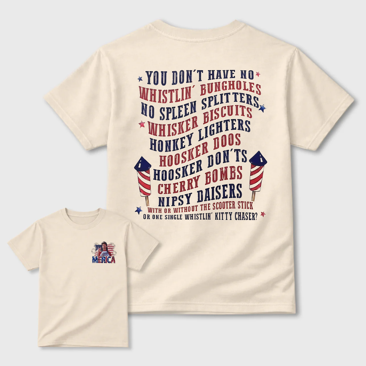 Funny 4th of July Fireworks Quote Graphic T-Shirt