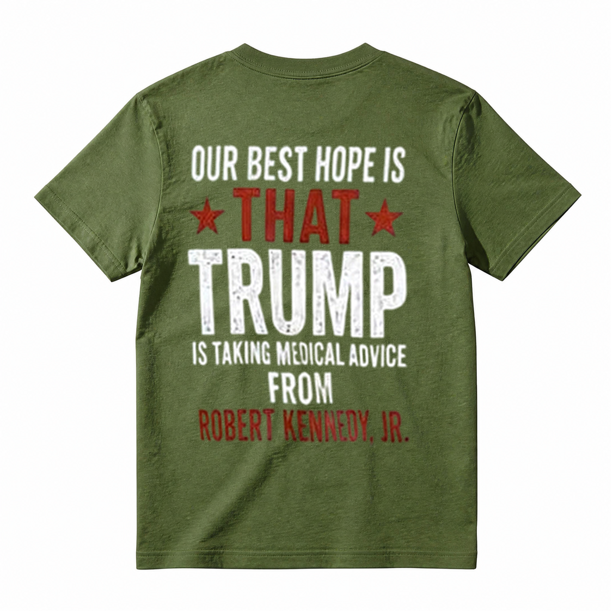 Distressed Text Public Health Freedom Graphic Short Sleeve T-Shirt