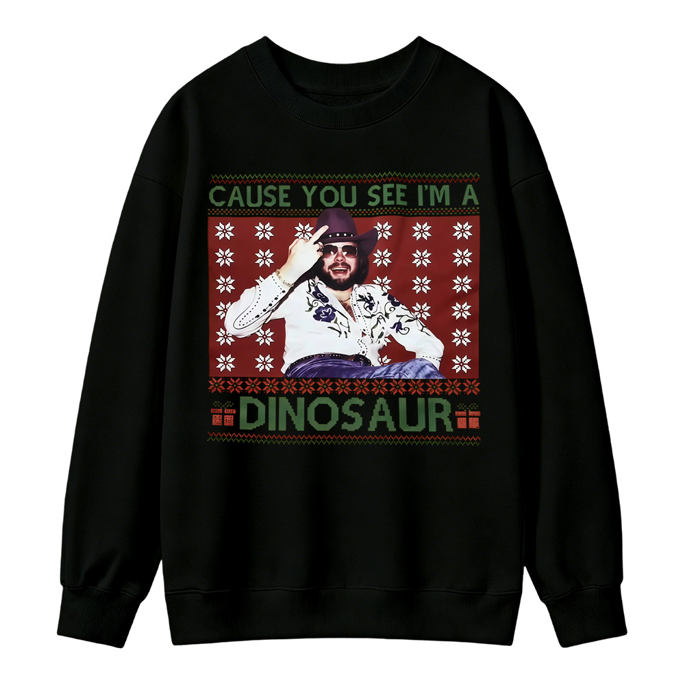 Festive Country Music Themed Casual Sweatshirt