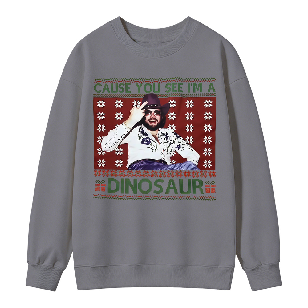 Festive Country Music Themed Casual Sweatshirt