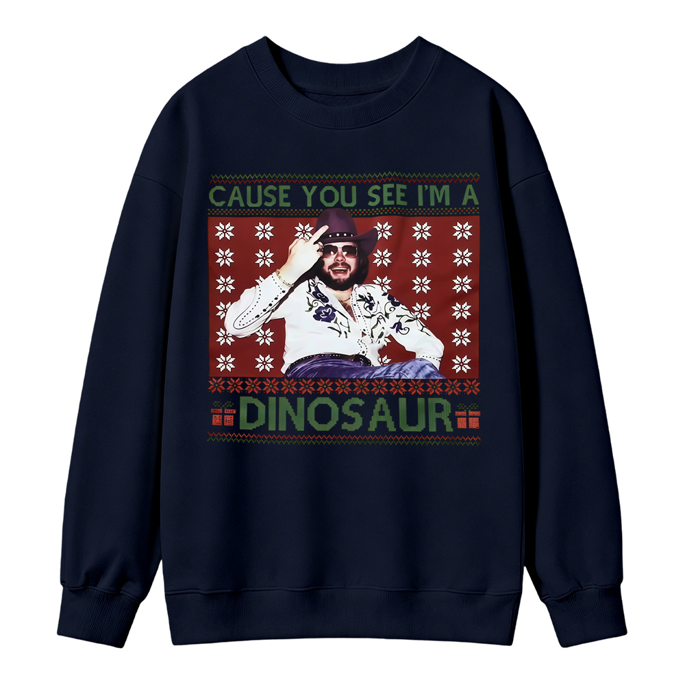 Festive Country Music Themed Casual Sweatshirt