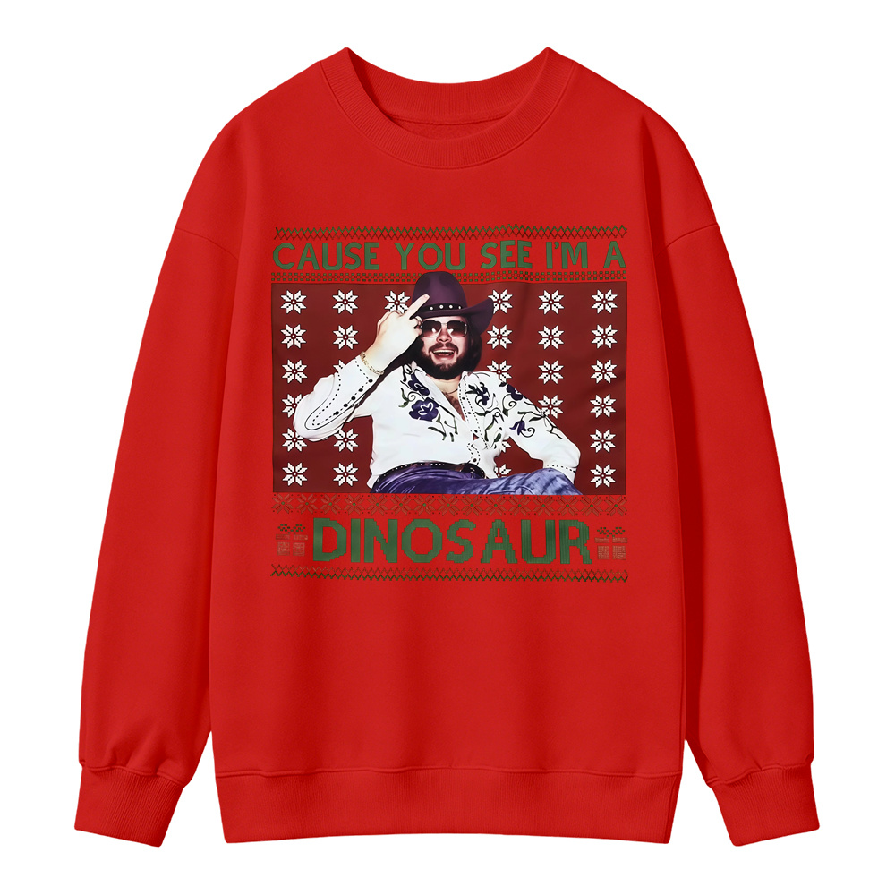 Festive Country Music Themed Casual Sweatshirt