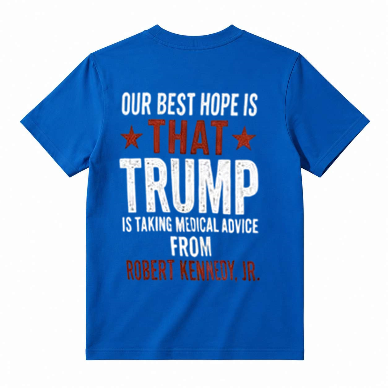 Distressed Text Public Health Freedom Graphic Short Sleeve T-Shirt