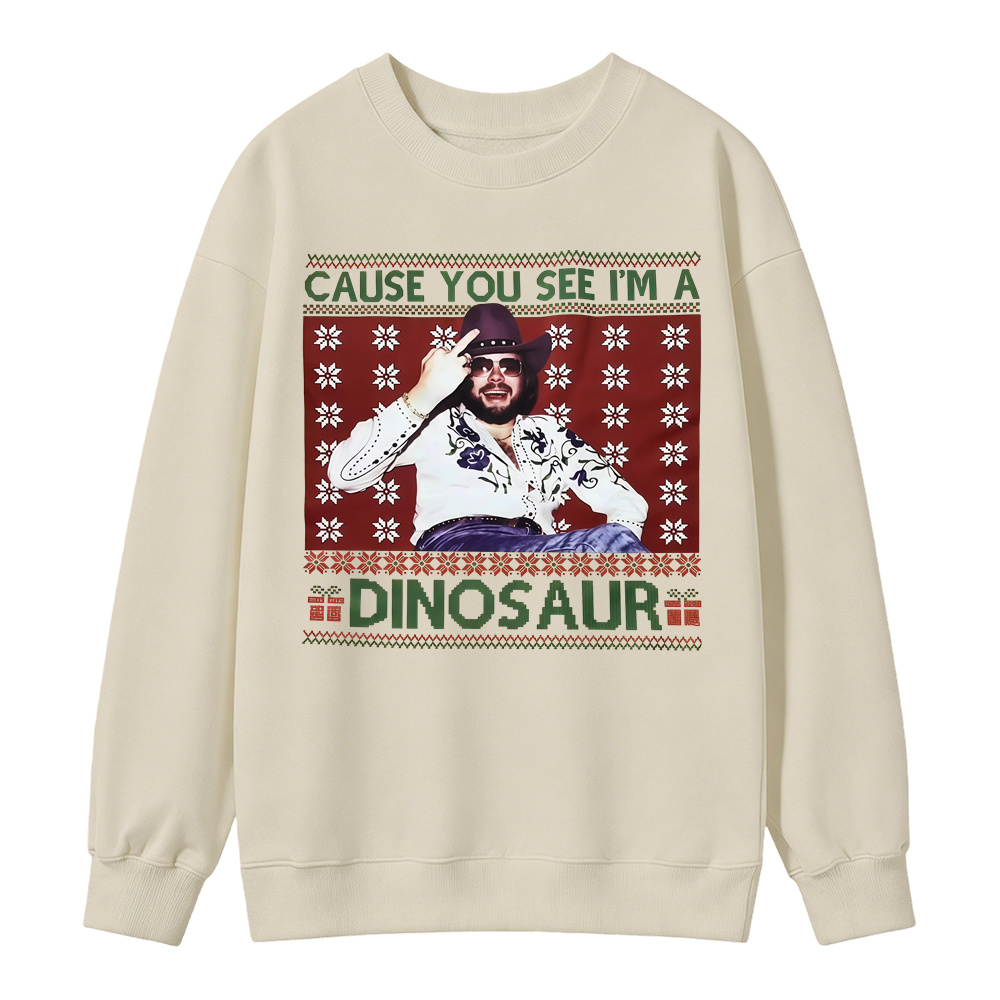 Festive Country Music Themed Casual Sweatshirt