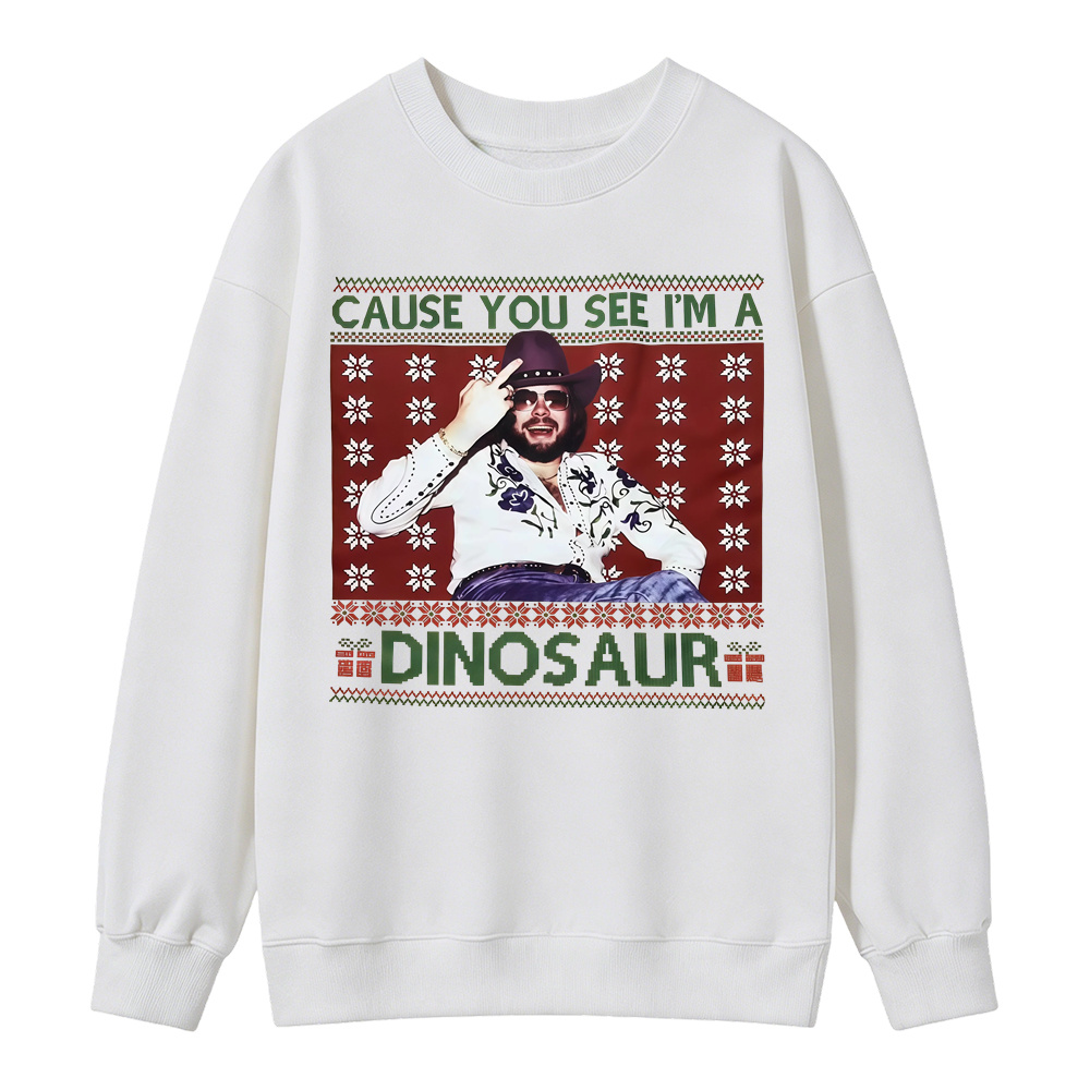 Festive Country Music Themed Casual Sweatshirt