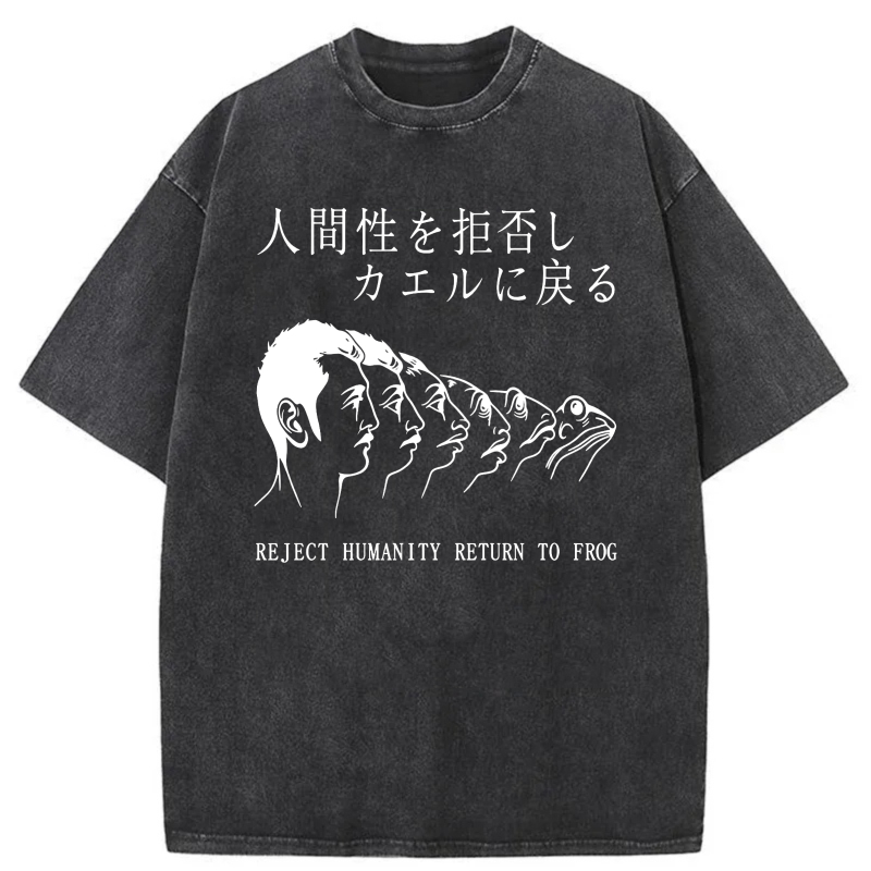 Reject Humanity Return To Frog tshirt 100% cotton