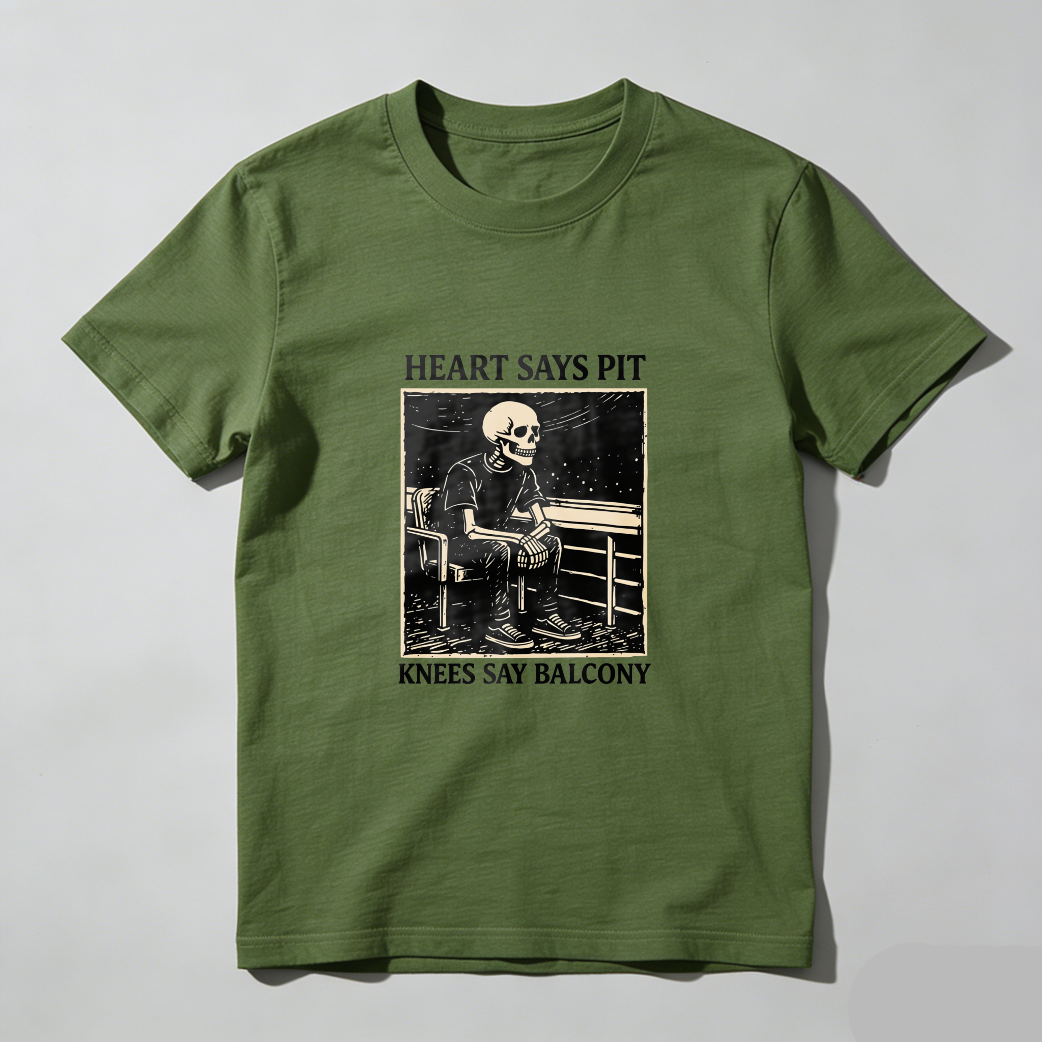 Heart Says Pit   Head Says Baseball tshirt 100% cotton