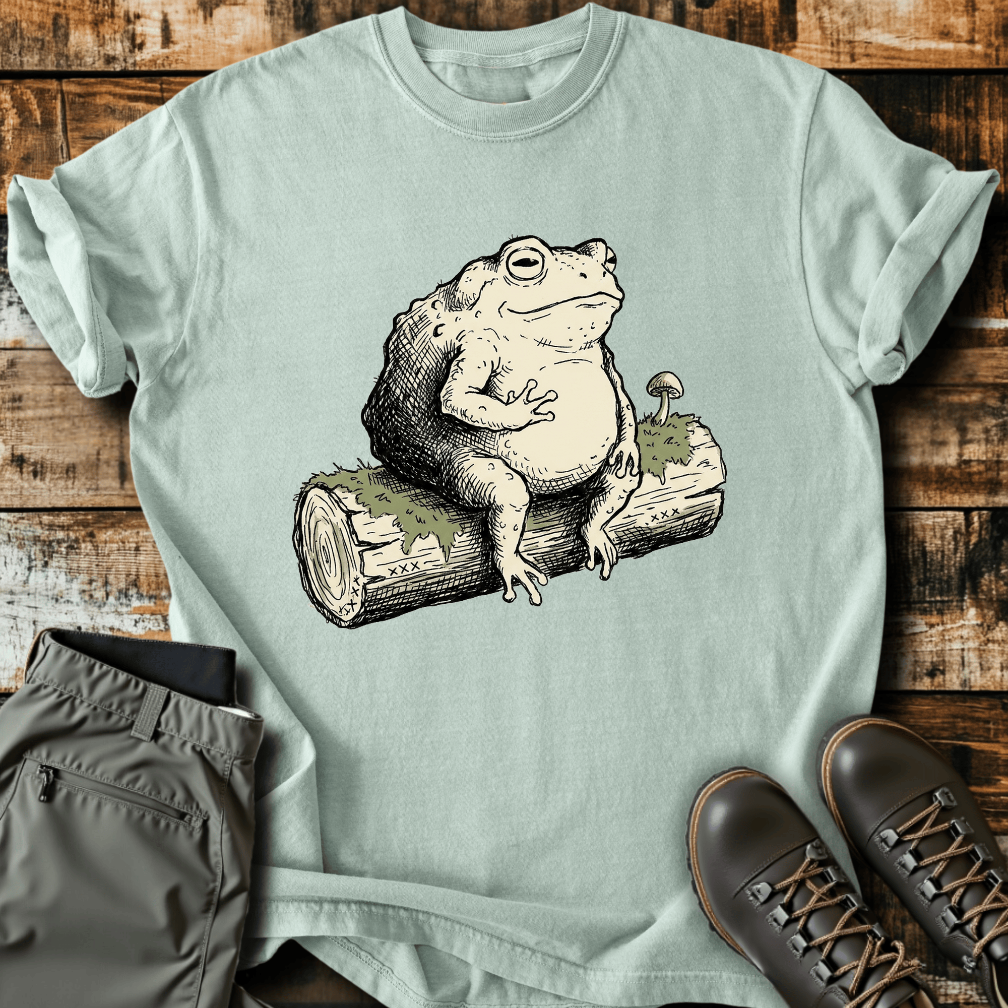 Log Toad T-Shirt