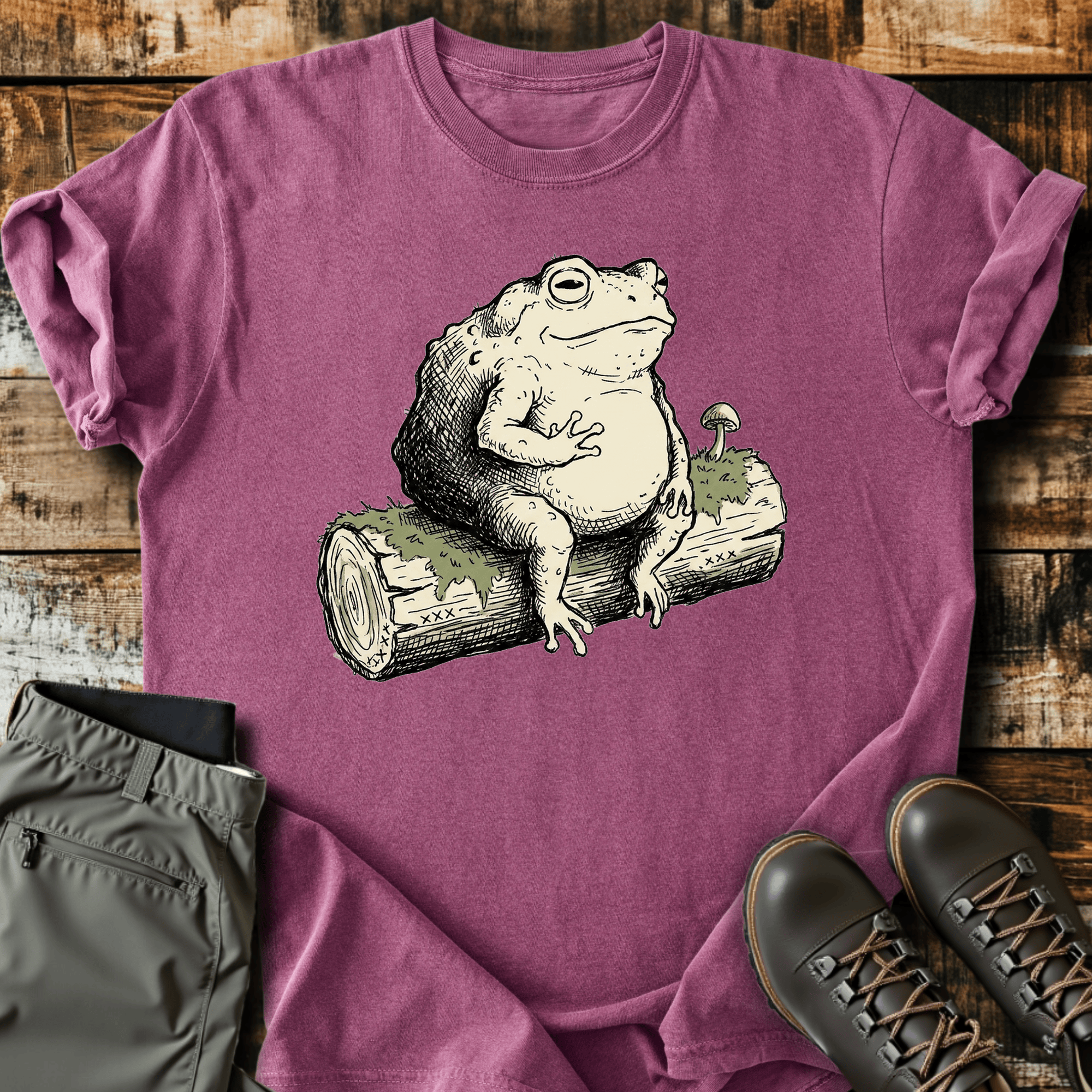 Log Toad T-Shirt