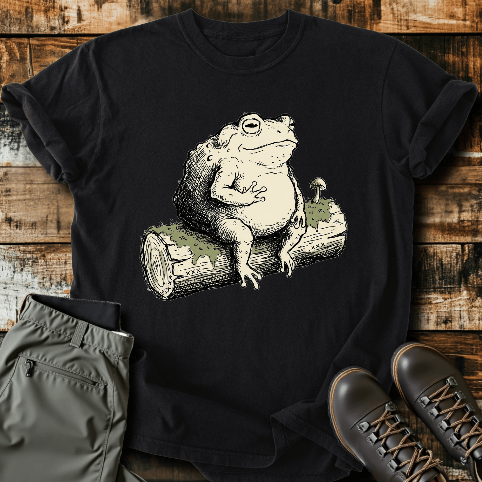 Log Toad T-Shirt