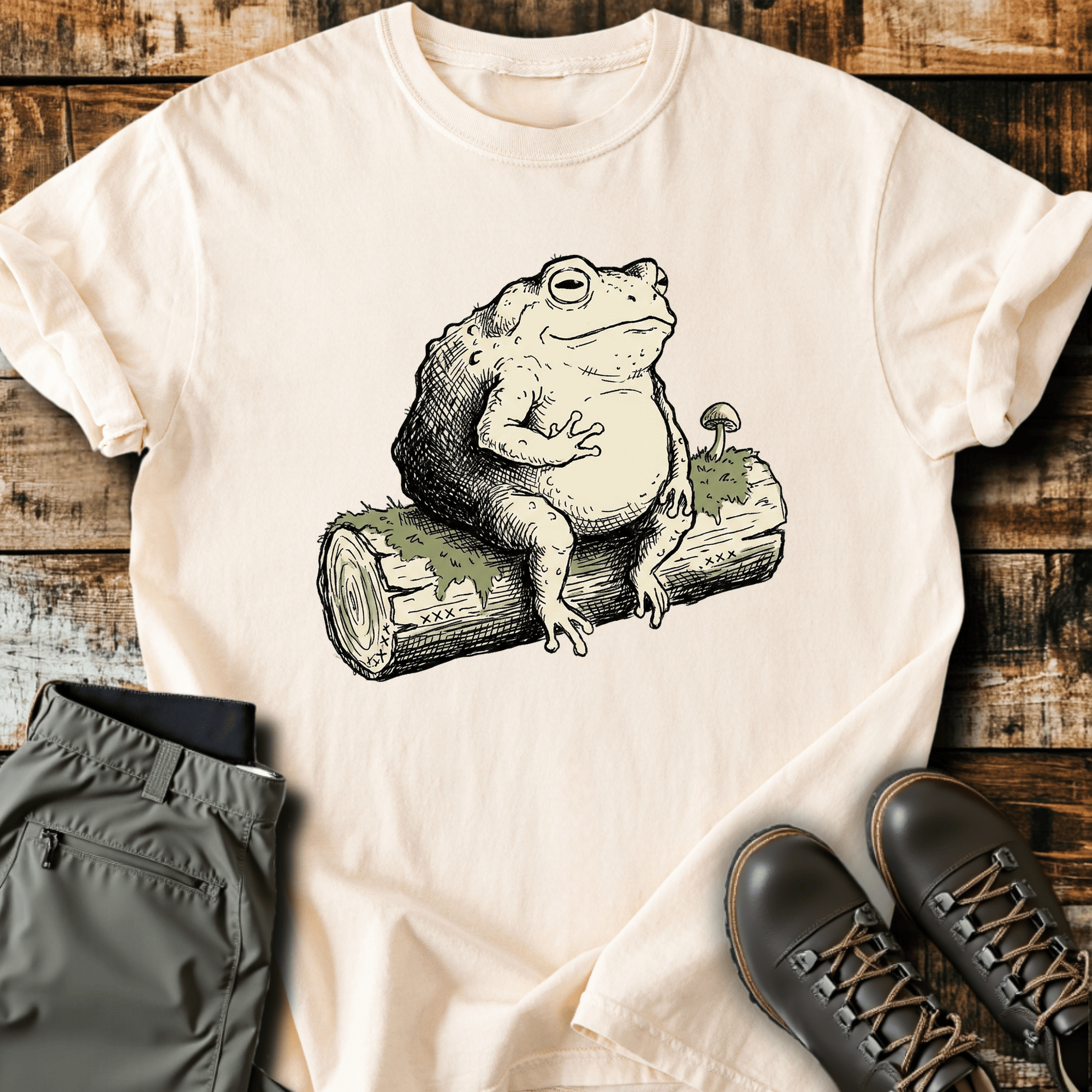 Log Toad T-Shirt
