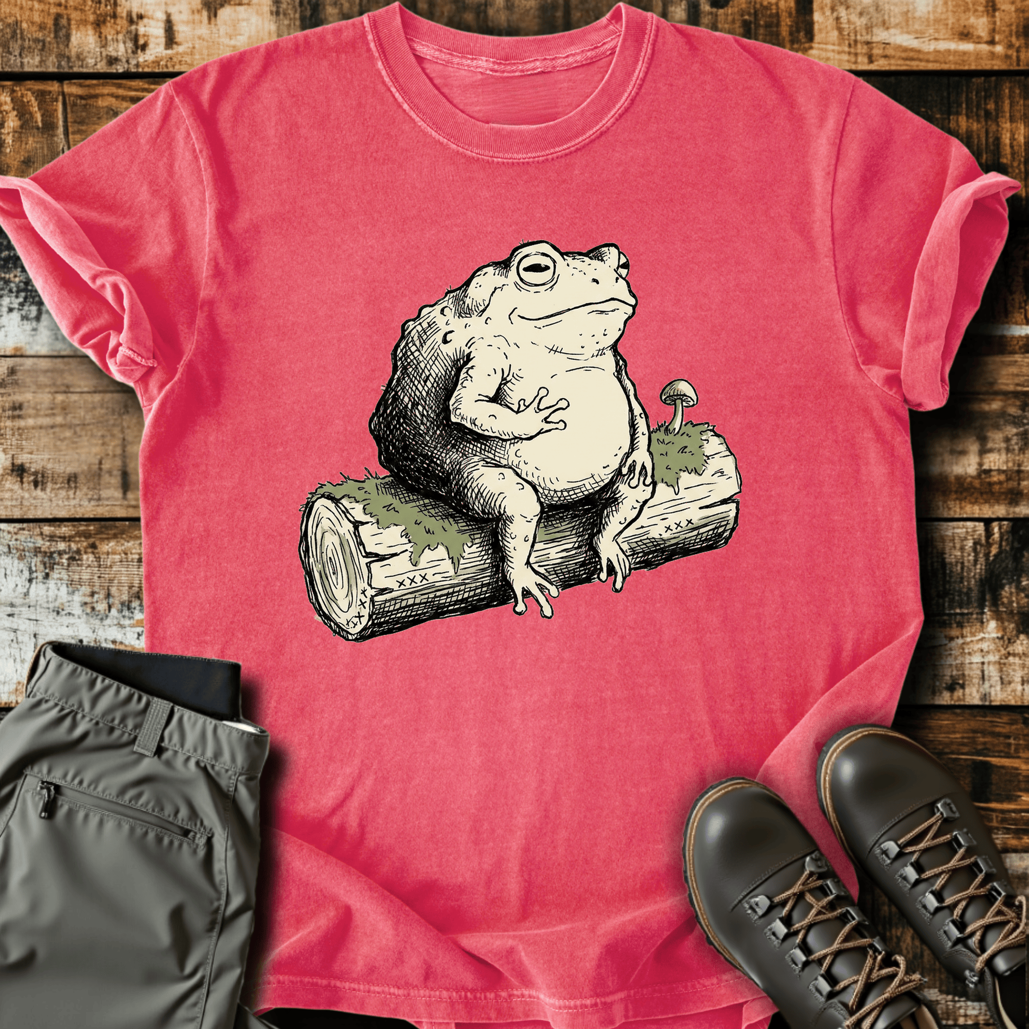 Log Toad T-Shirt