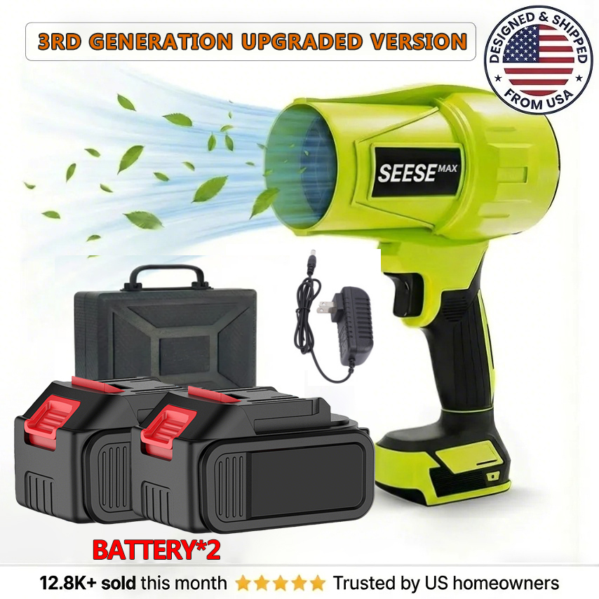 SEESE MAX™ – Ultra-Light, Ultra-Powerful Turbo Jet Leaf Blower Cordless Leaf Blower