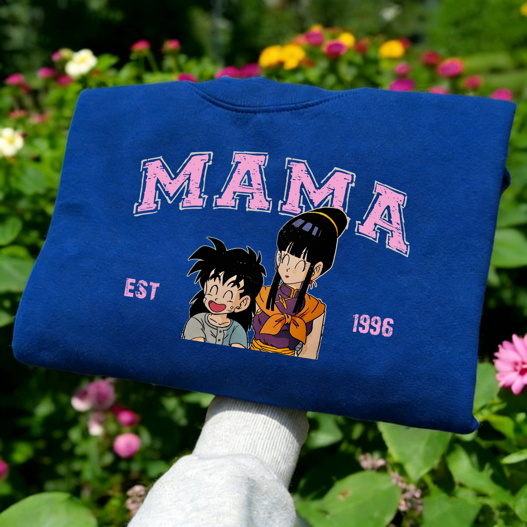 Custom-printed matching sweatshirts for parents and children based on photos (Dragon Ball)