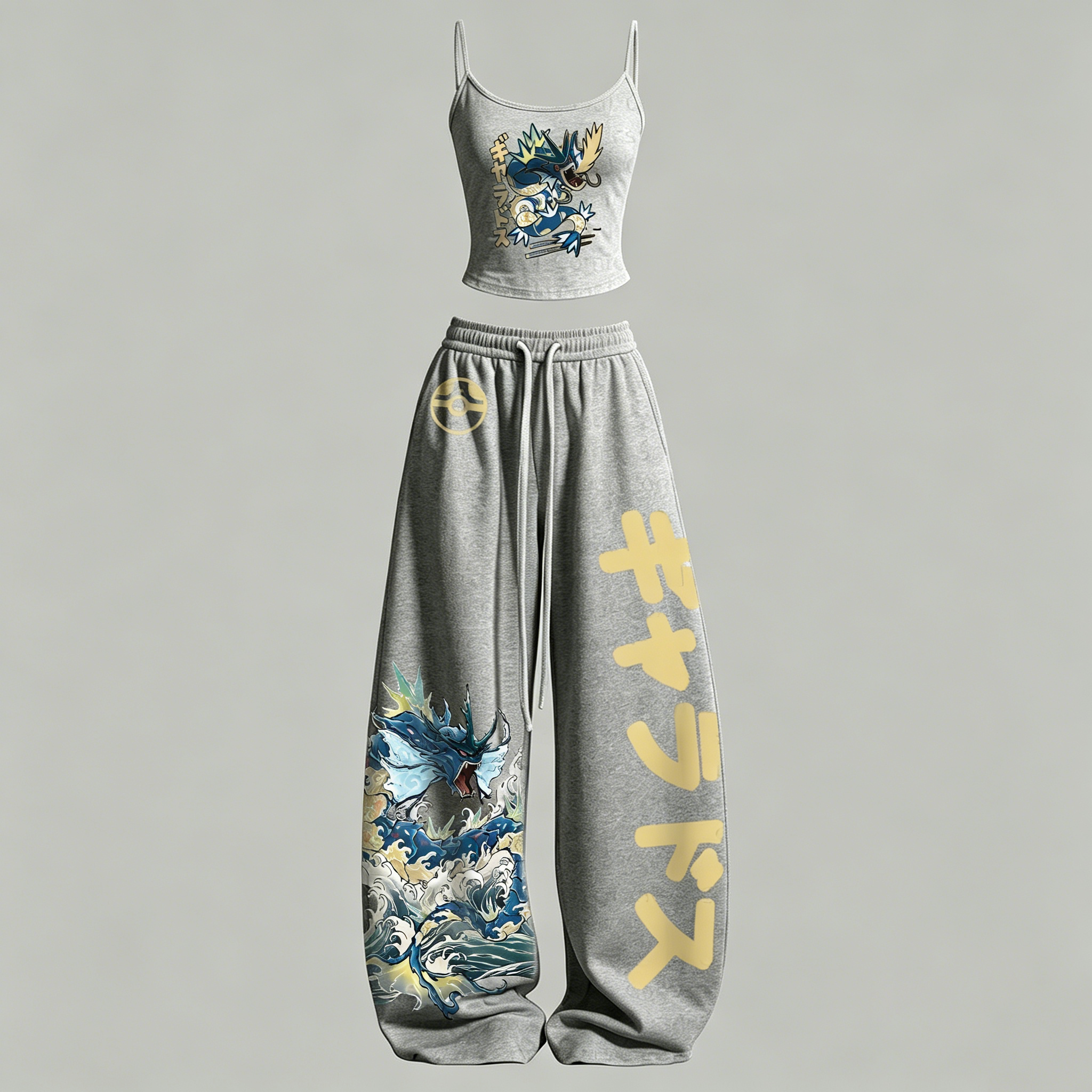 Animescollection Pokémon Top & Elasticated Trousers Two-Piece Set