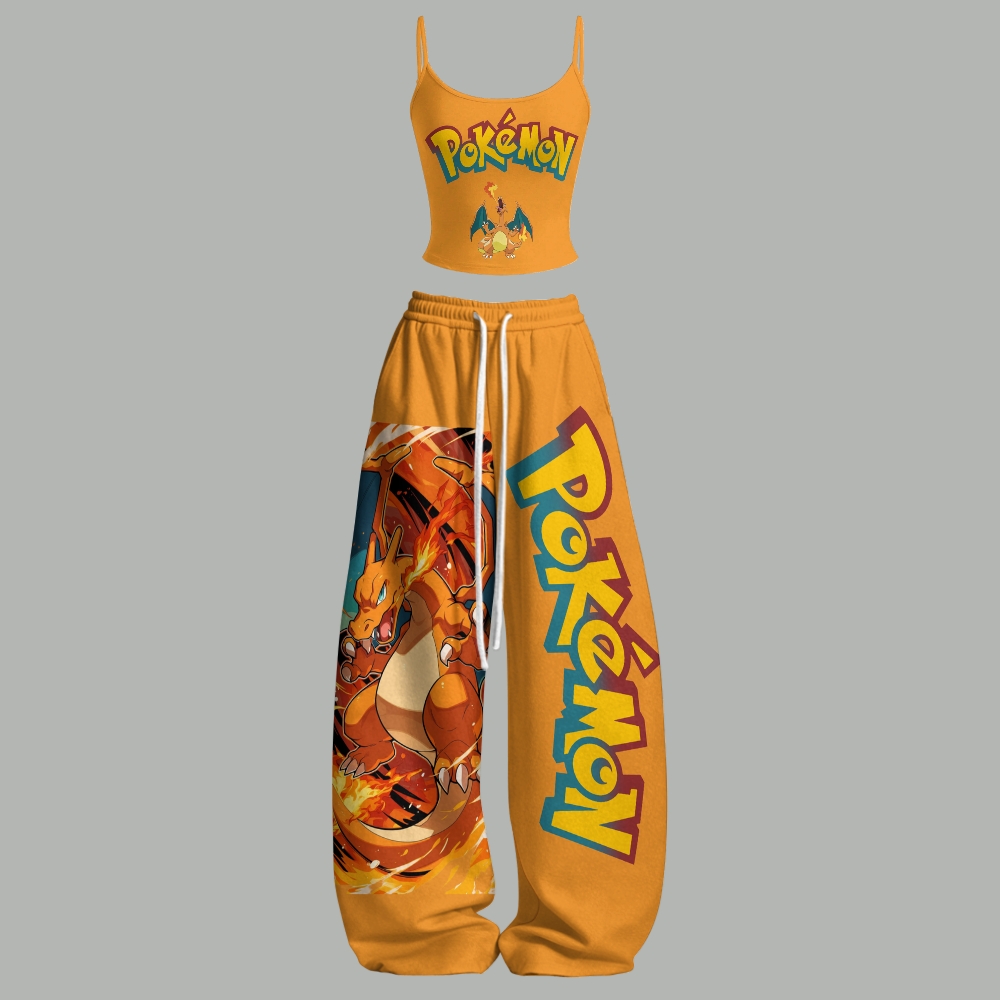 Animescollection Pokémon Top & Elasticated Trousers Two-Piece Set