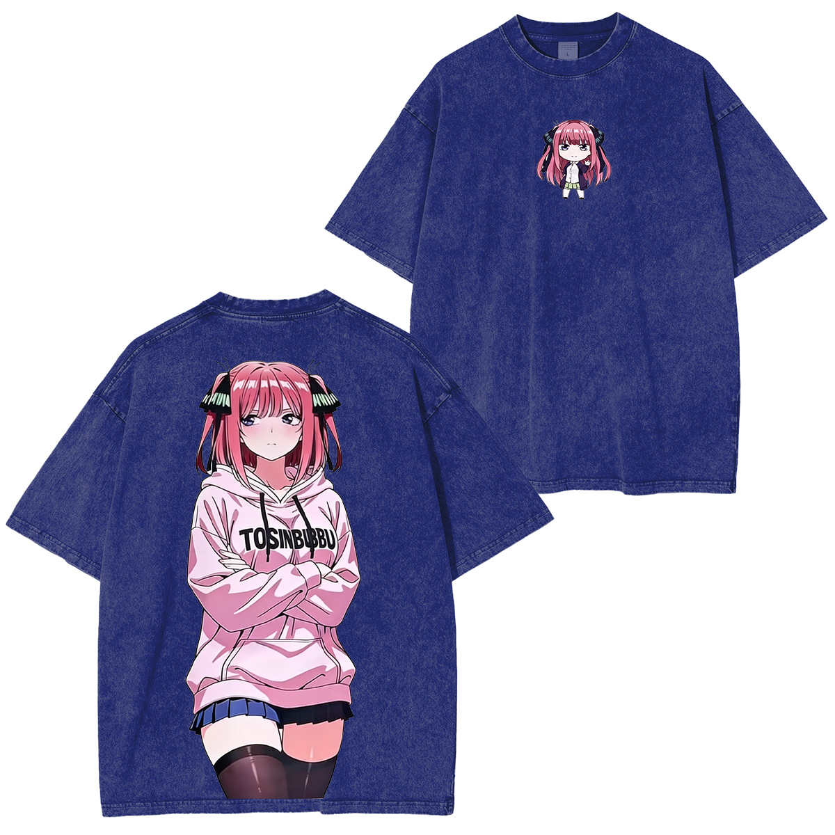 The Quintessential Quintuplets :NinoNakano Vintage Tee