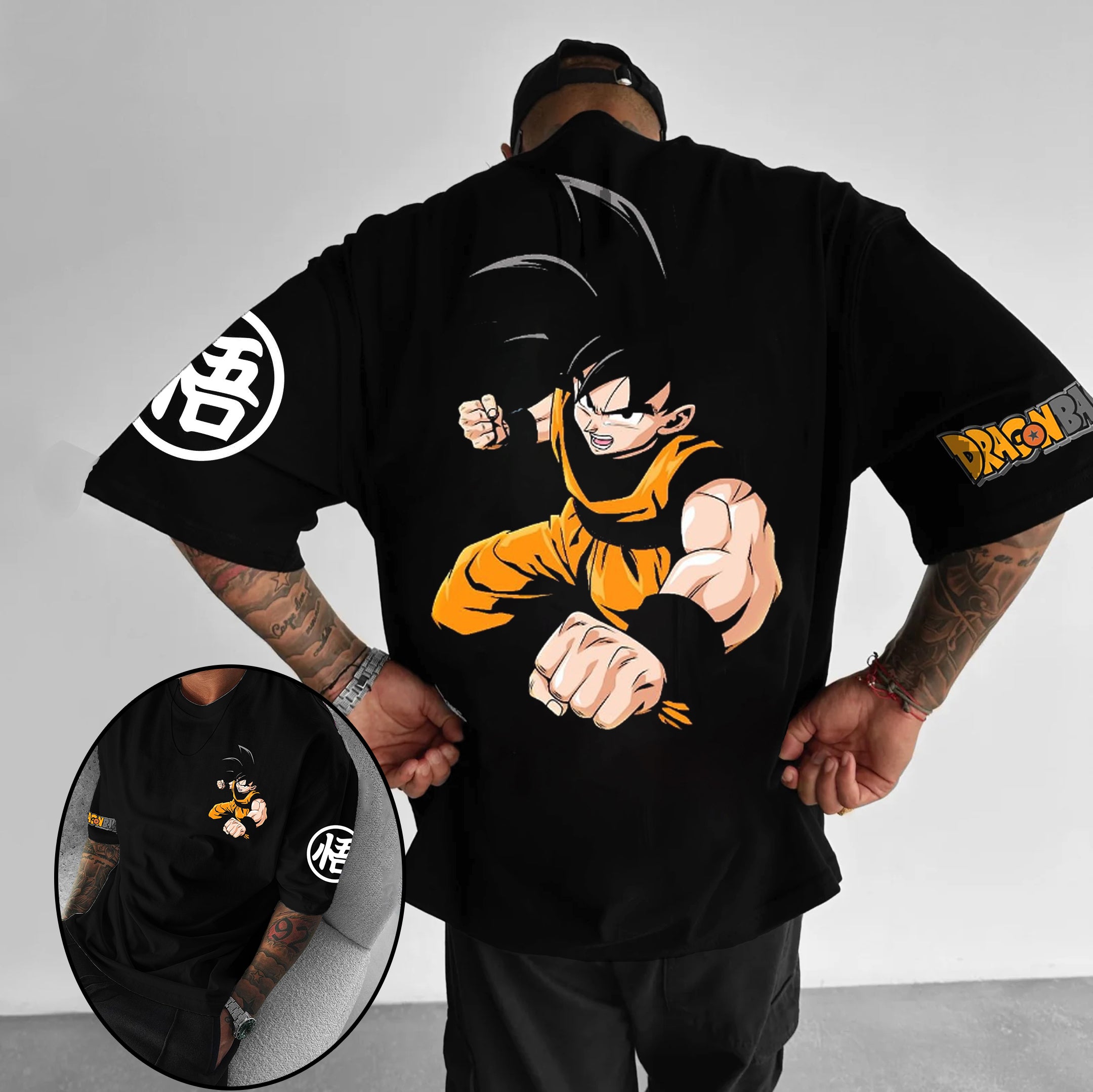 Unisex Anime Inspired Graphic Streetwear  T-shirt