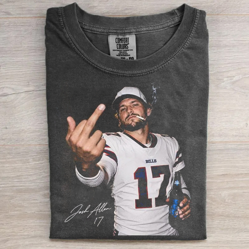 Vintage Buffalo Football Graphic T-shirt