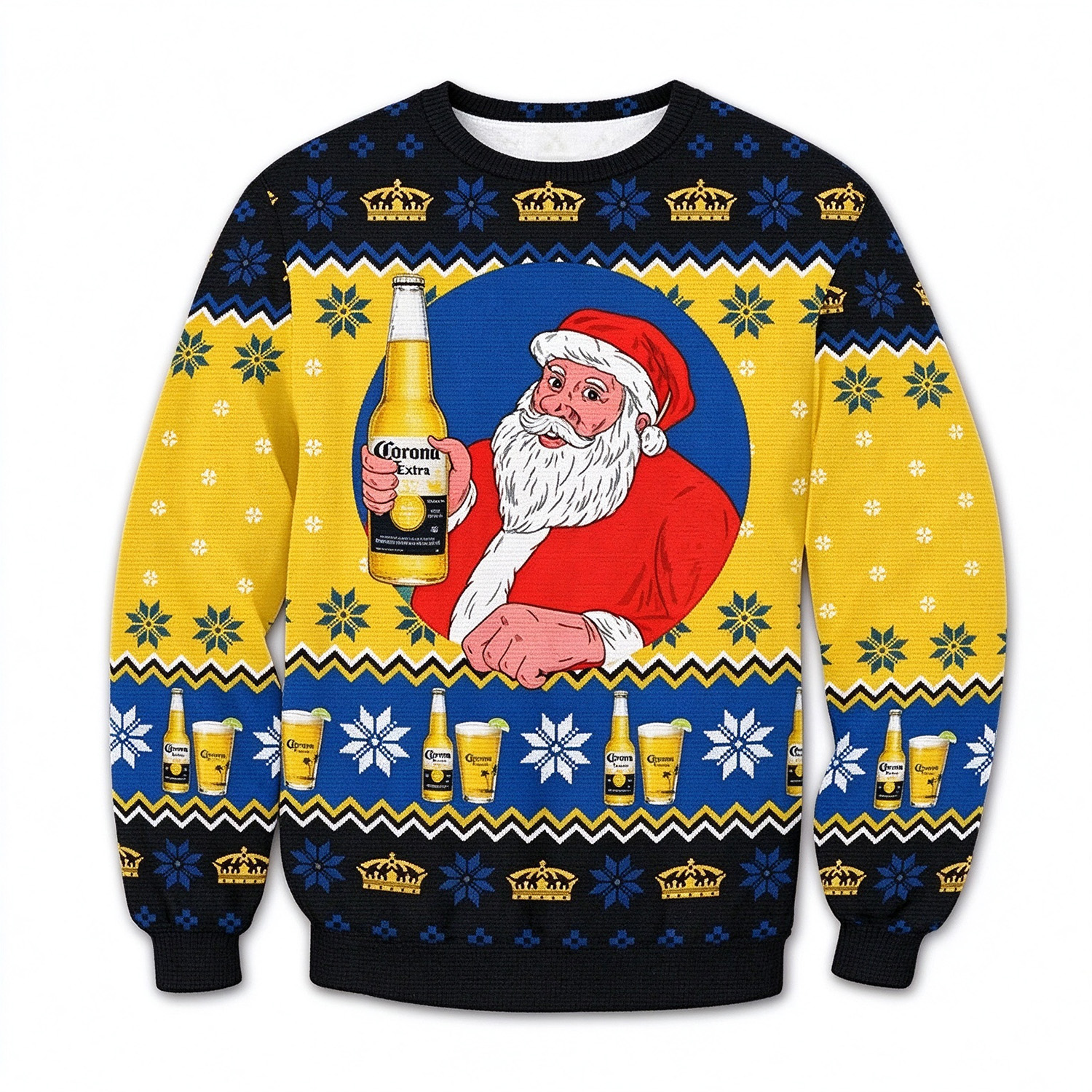Christmas Gift Corona Ugly 3D Sweater