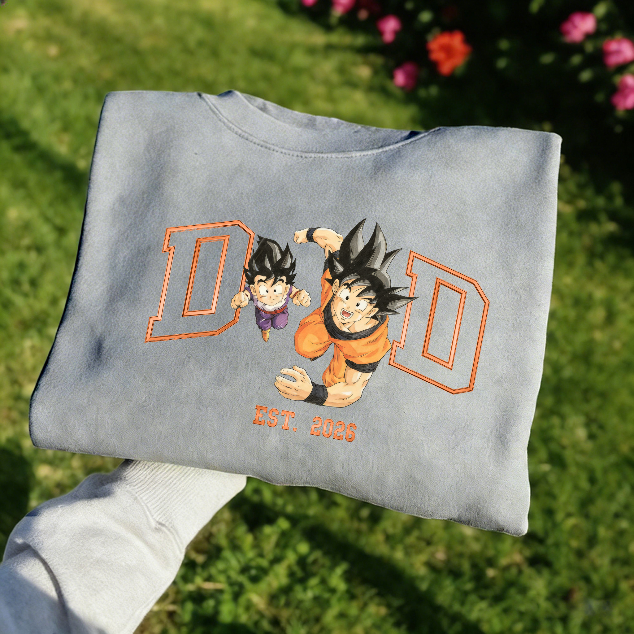 Custom-printed matching sweatshirts for parents and children based on photos (Sun Wukong)
