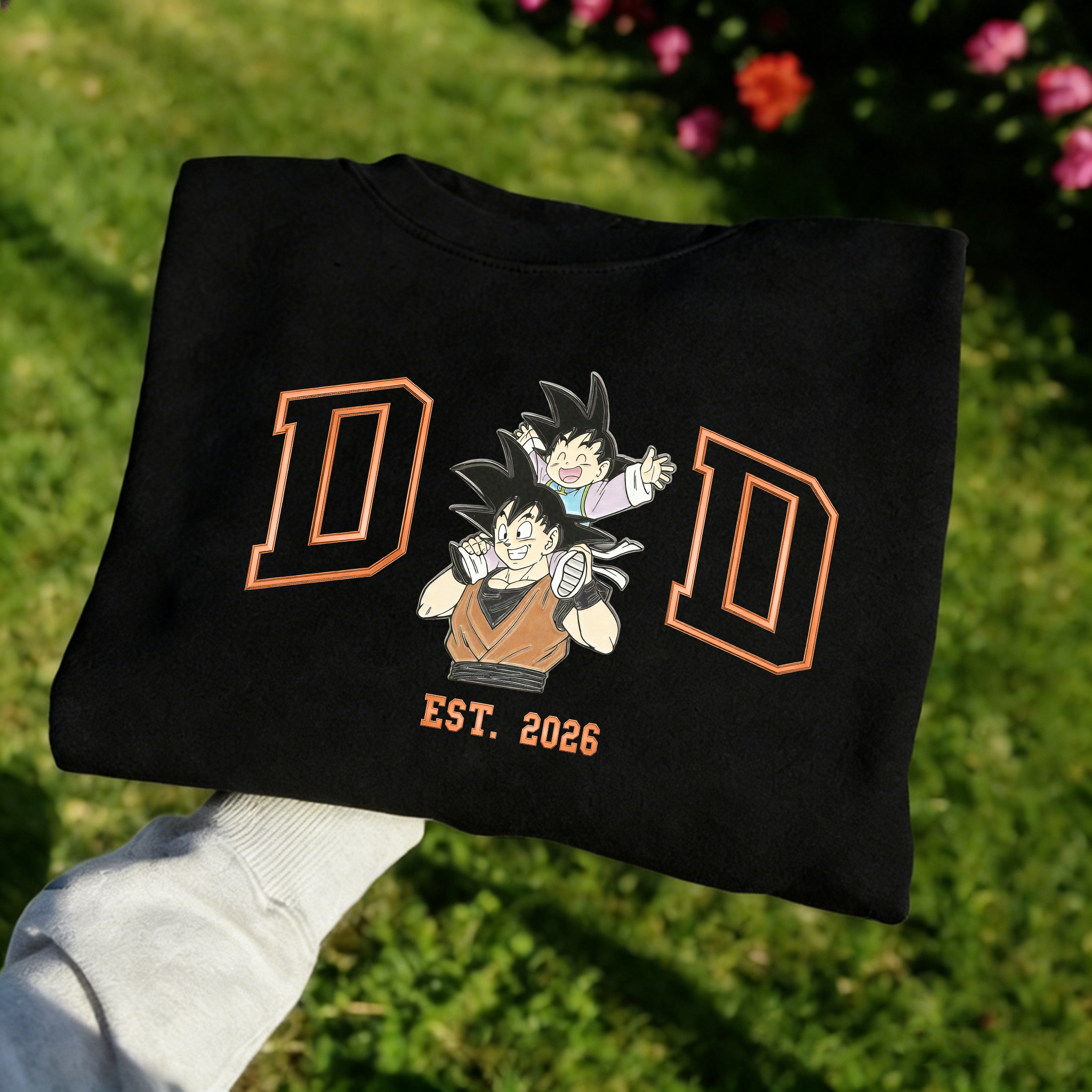 Custom-printed matching sweatshirts for parents and children based on photos (Sun Wukong)