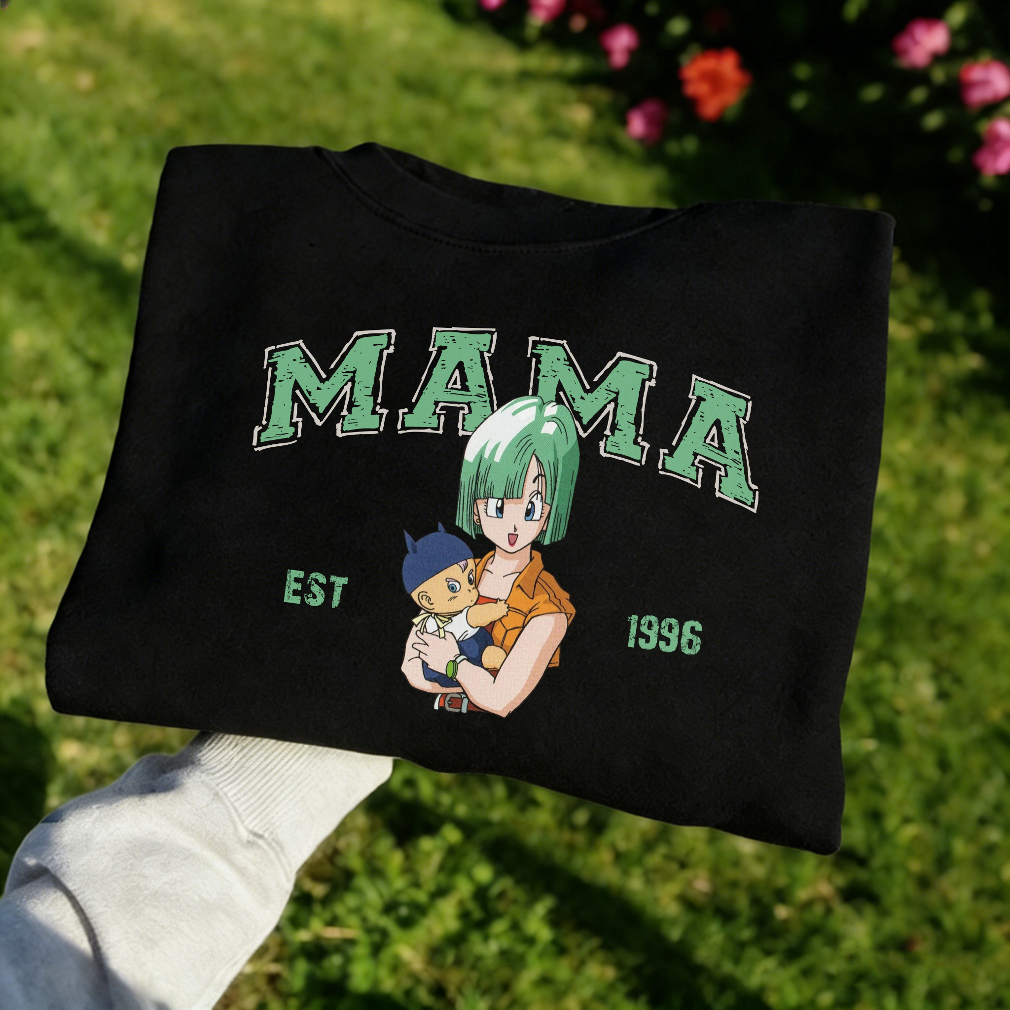Custom-printed matching sweatshirts for parents and children based on photos (Dragon Ball)