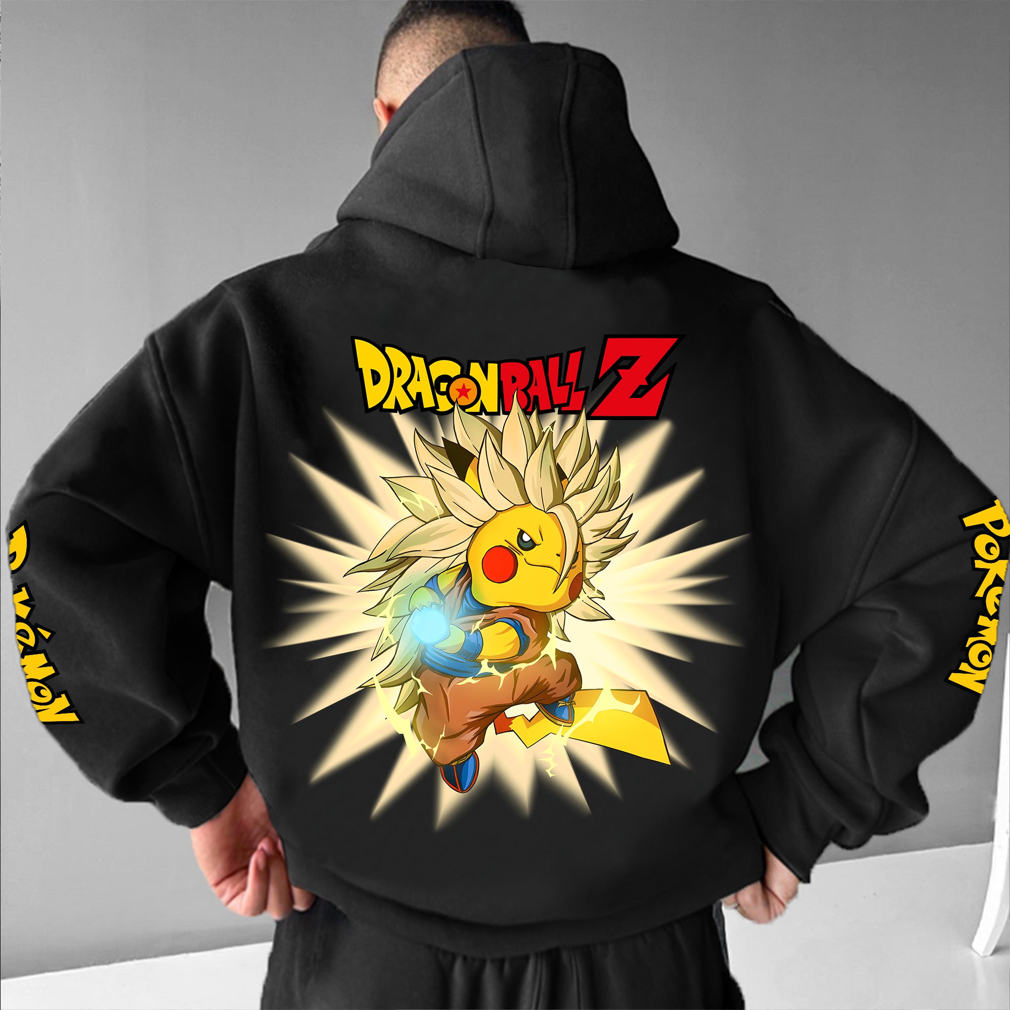 Unisex Anime Print  Casual Oversized Hoodie