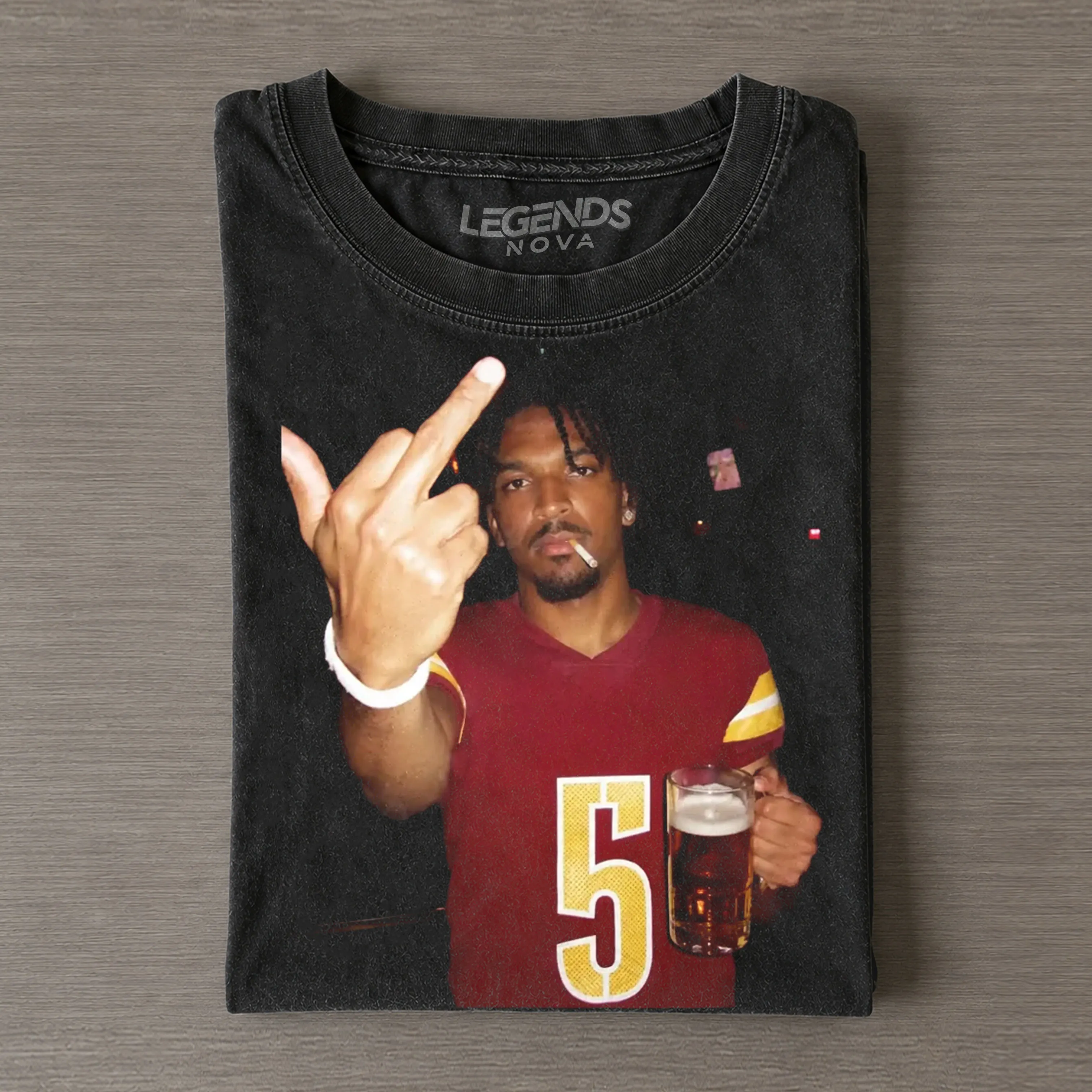 Jayden Daniels Football T-shirt