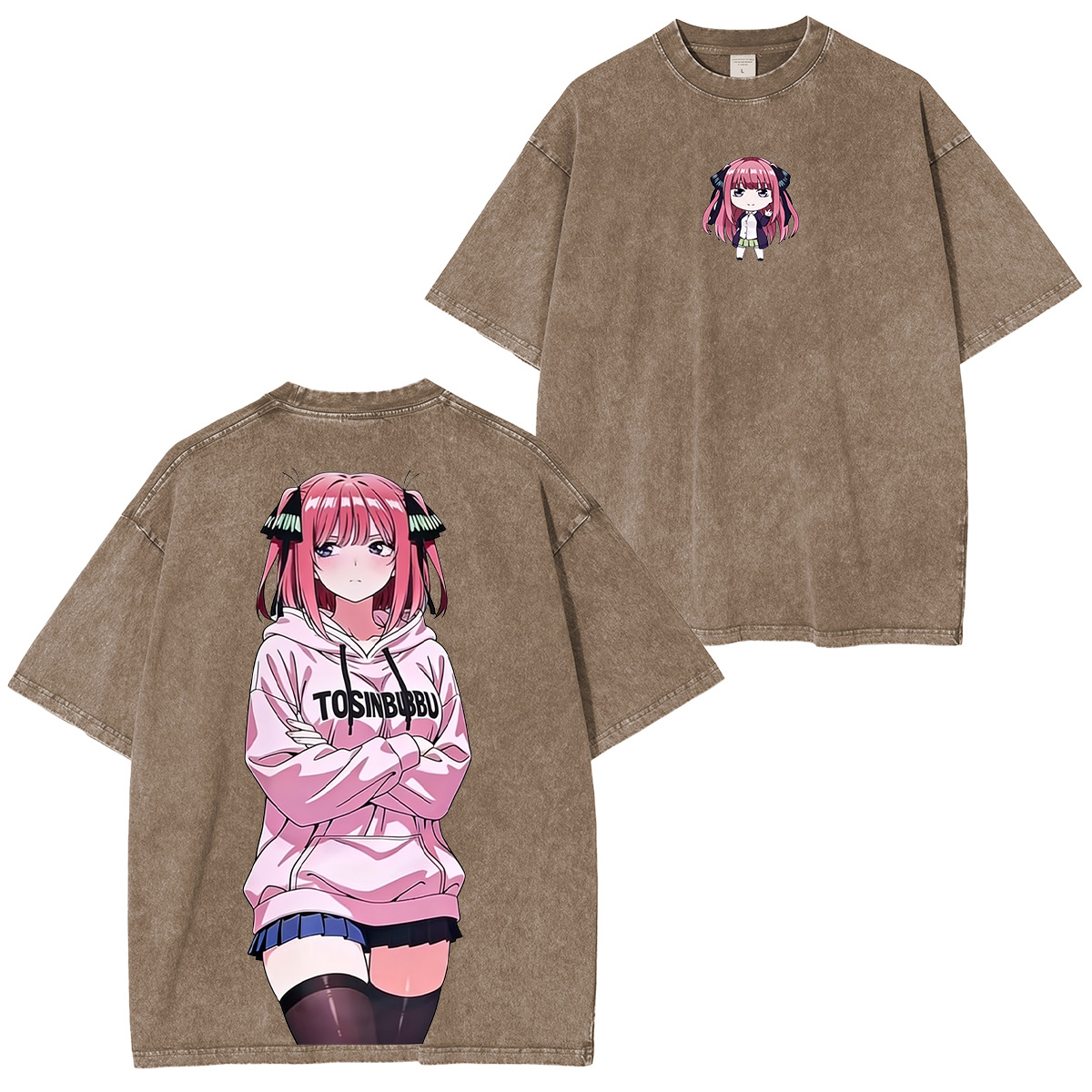 The Quintessential Quintuplets :NinoNakano Vintage Tee
