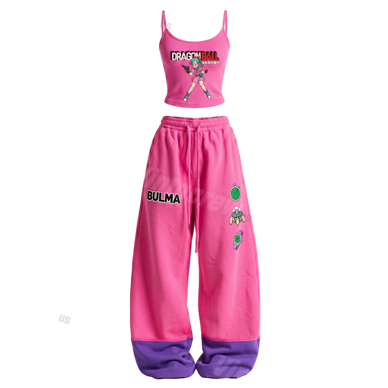 DragonBall Top & Elasticated Trousers Two-Piece Set