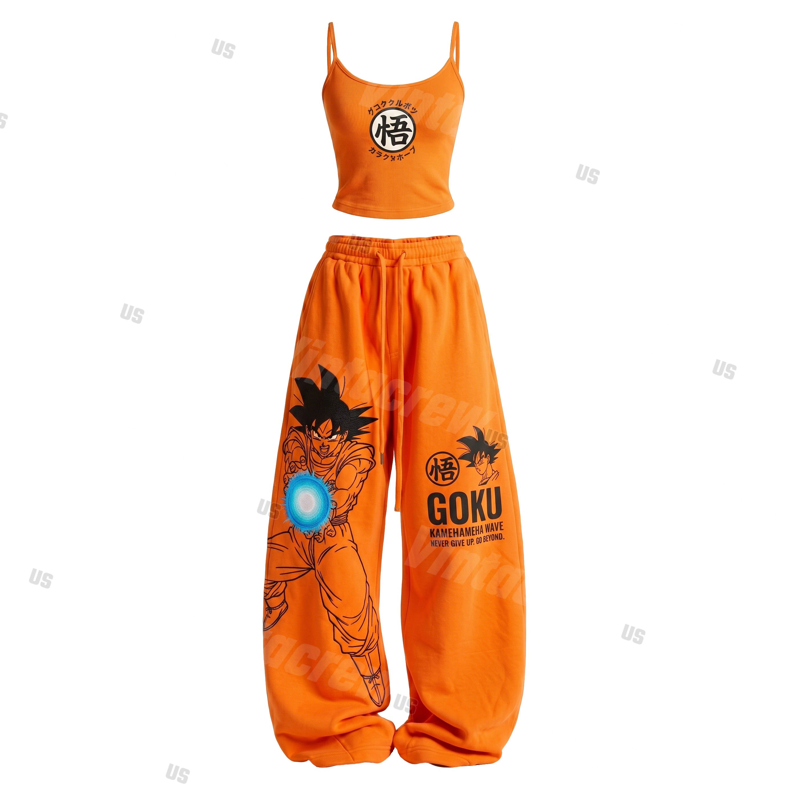 DragonBall Top & Elasticated Trousers Two-Piece Set