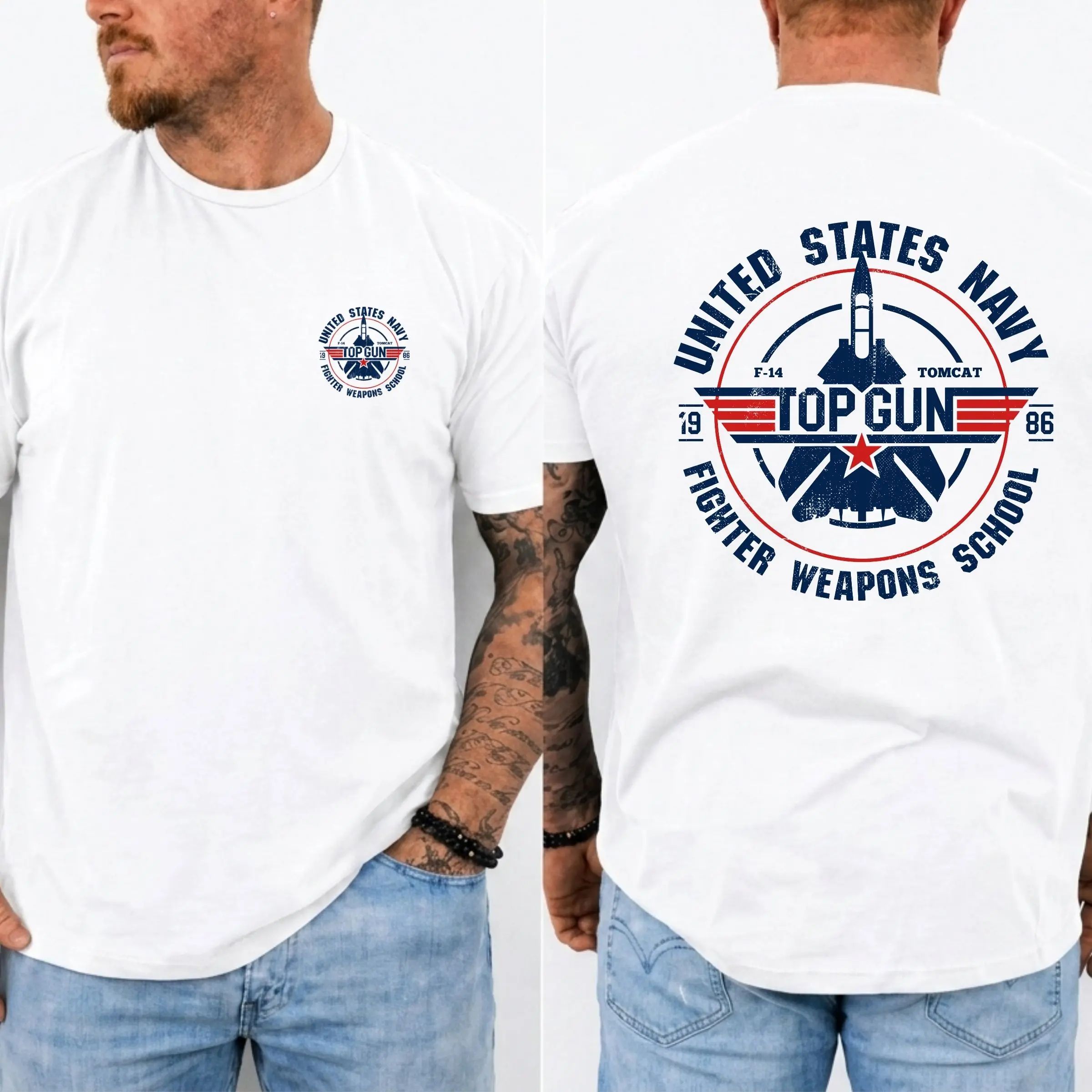 T0p Gun Vintage 80s Fighter Pilot Graphic Tee, Retro Military Aviation T-Shirt, Navy Fighter Jet Unisex Cotton Shirt