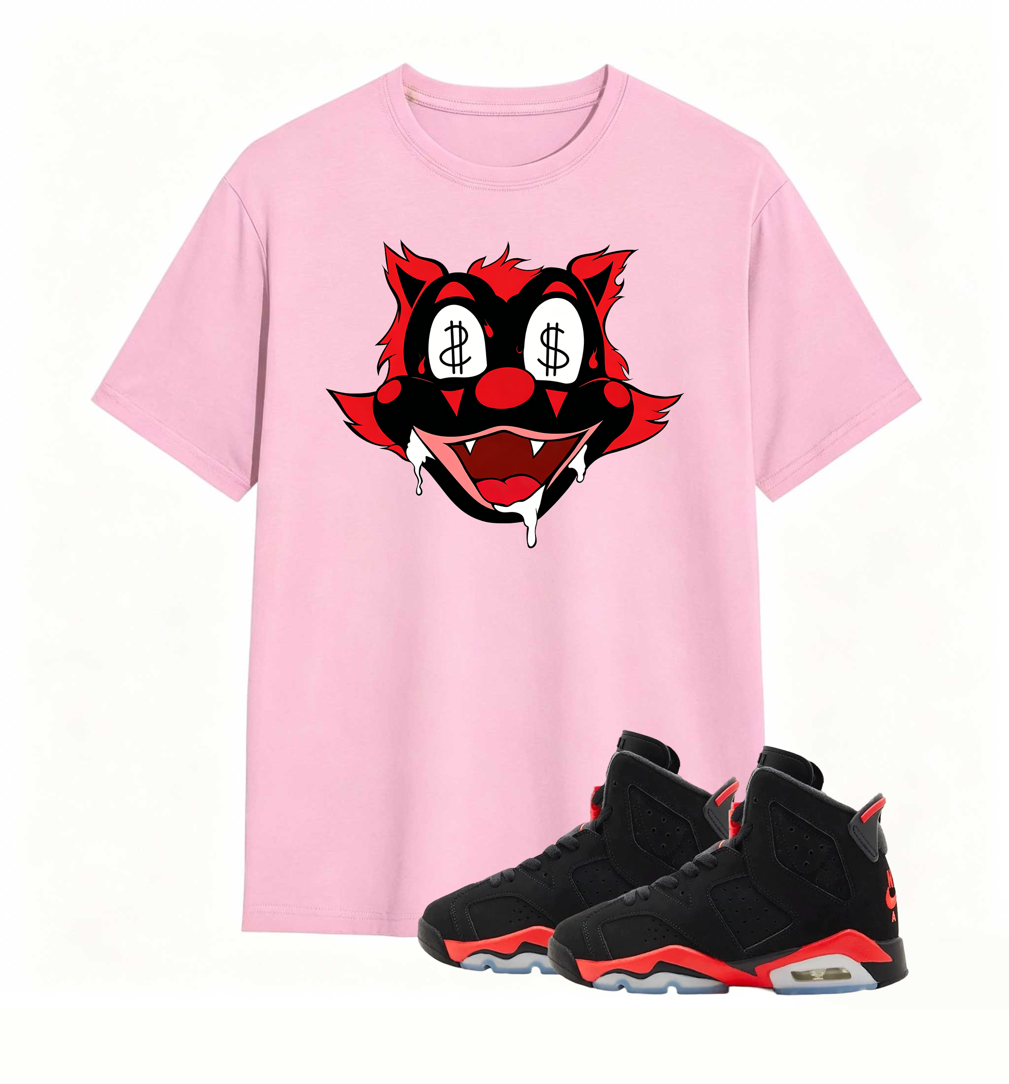 Money Eyes Wolf Tee Air Jordan 6