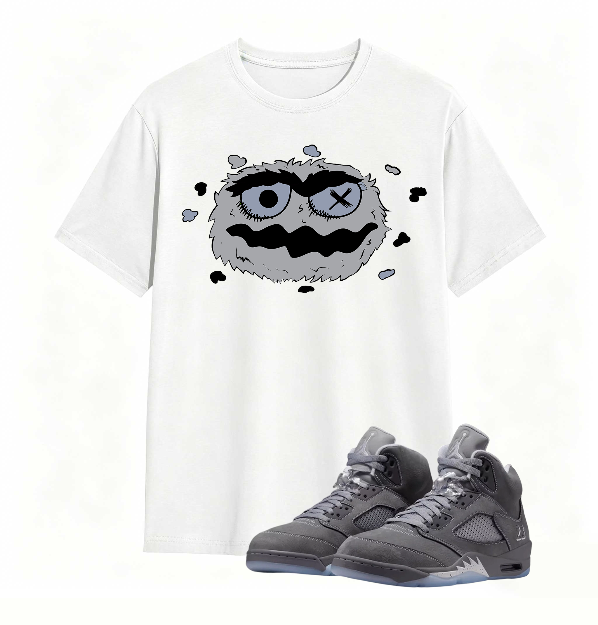 Dark Art Giant Creature And Child AJ5 Casual Tee