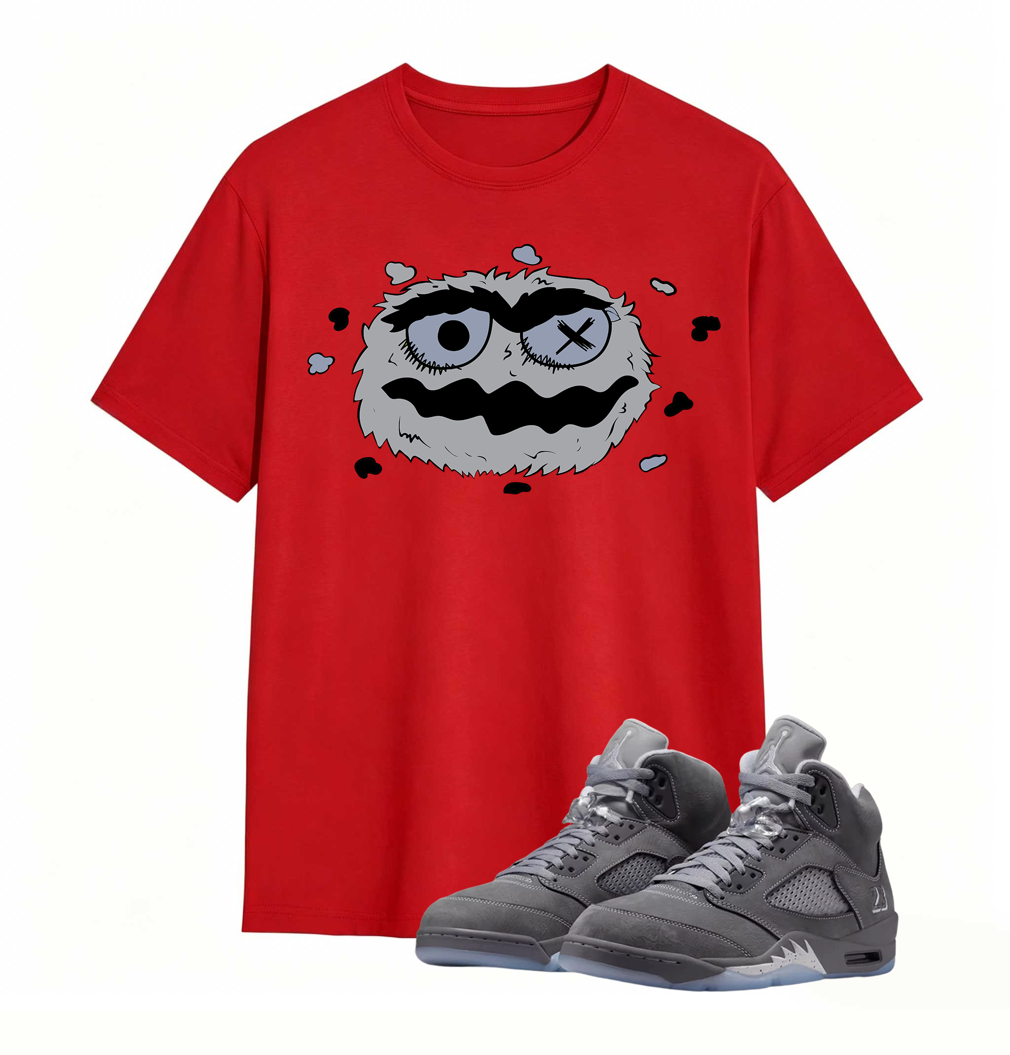 Dark Art Giant Creature And Child AJ5 Casual Tee