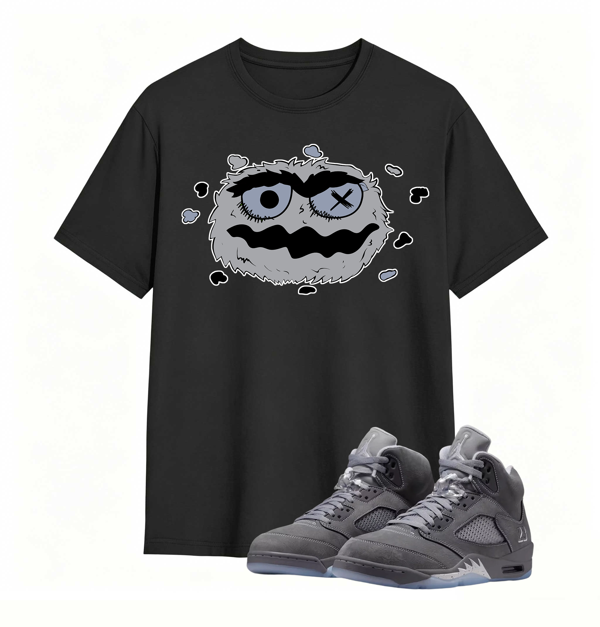 Dark Art Giant Creature And Child AJ5 Casual Tee
