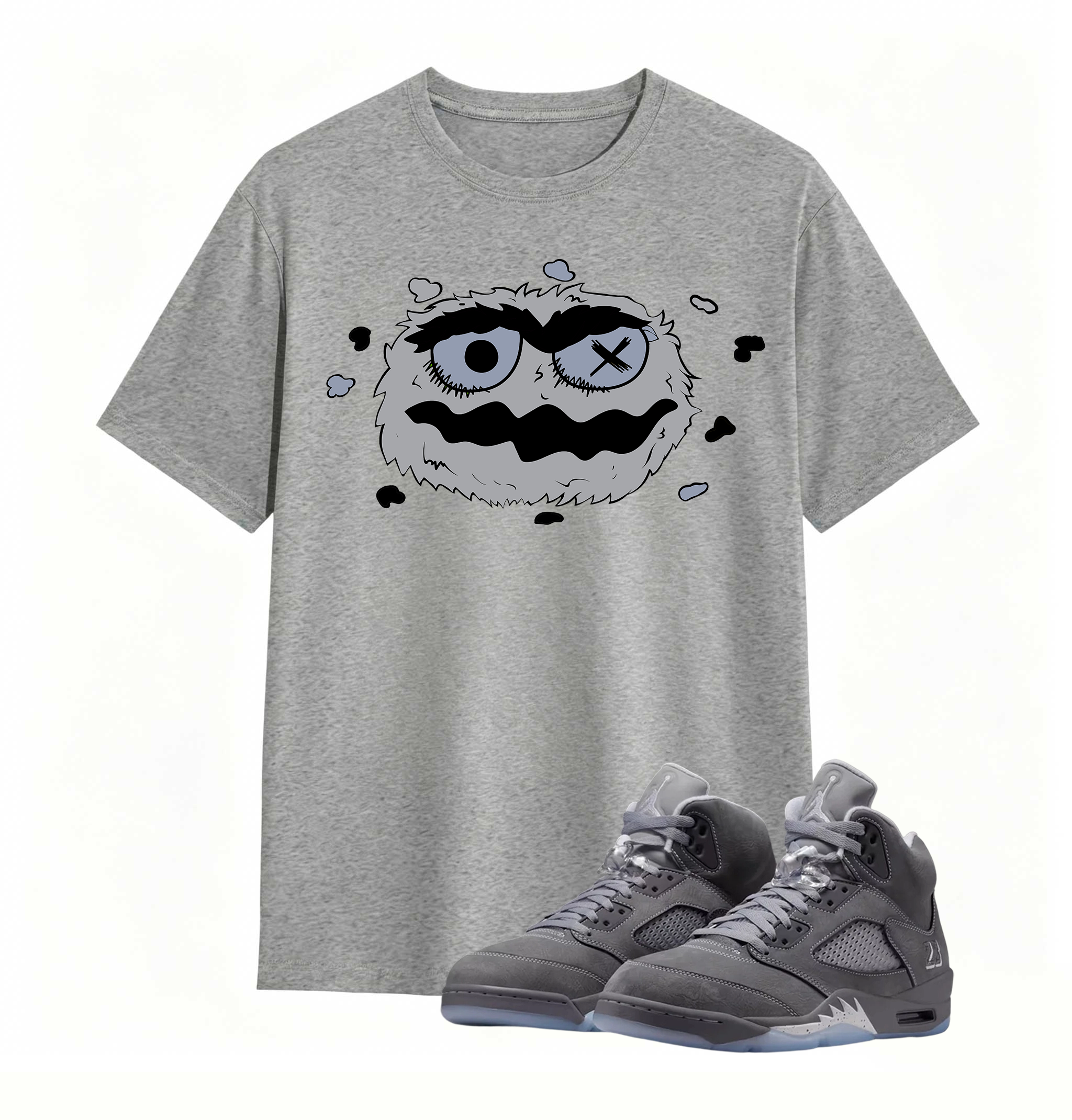 Dark Art Giant Creature And Child AJ5 Casual Tee