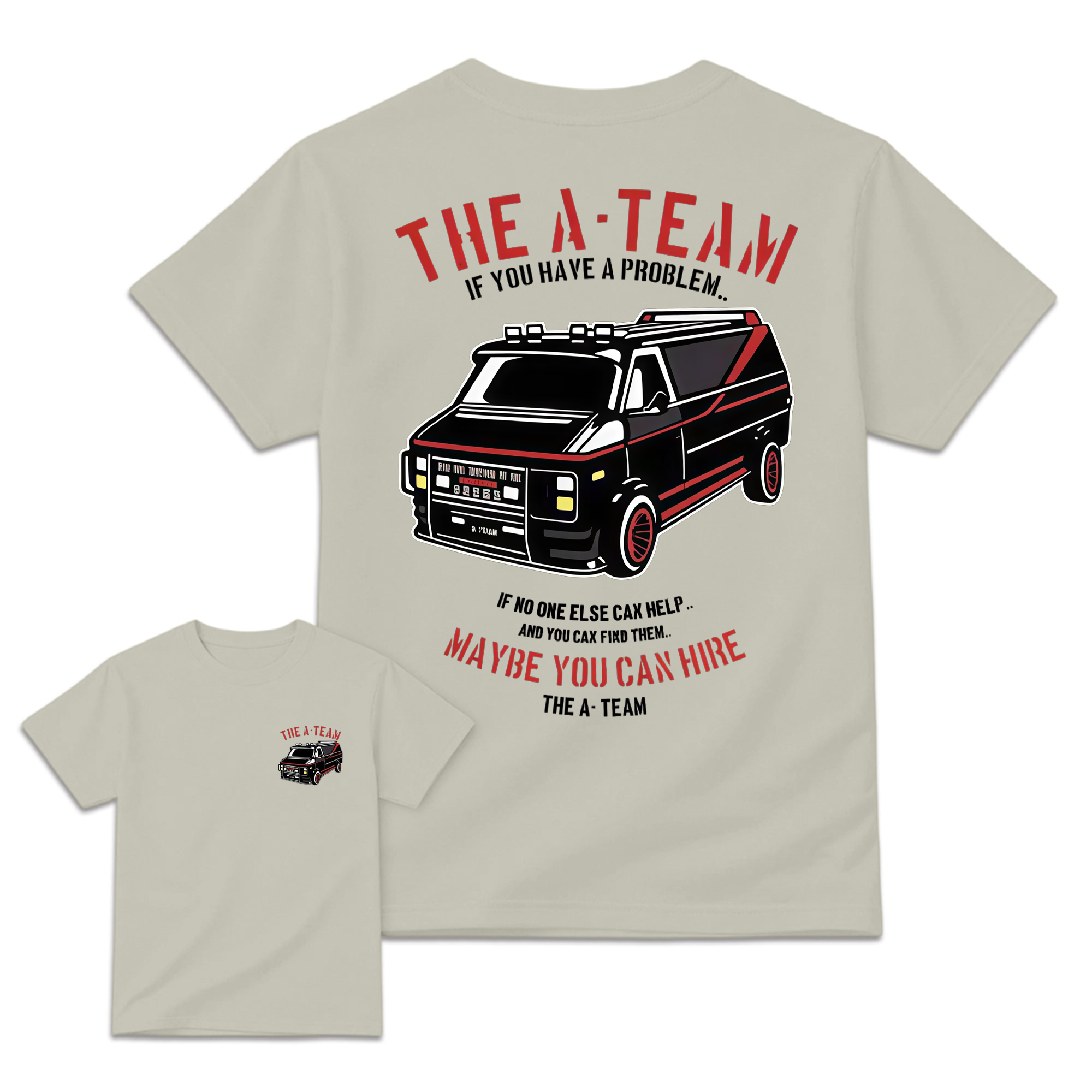 1983 Vintage TV TShirt, Retro GMC Van Graphic Tee, Classic Action Series Shirt