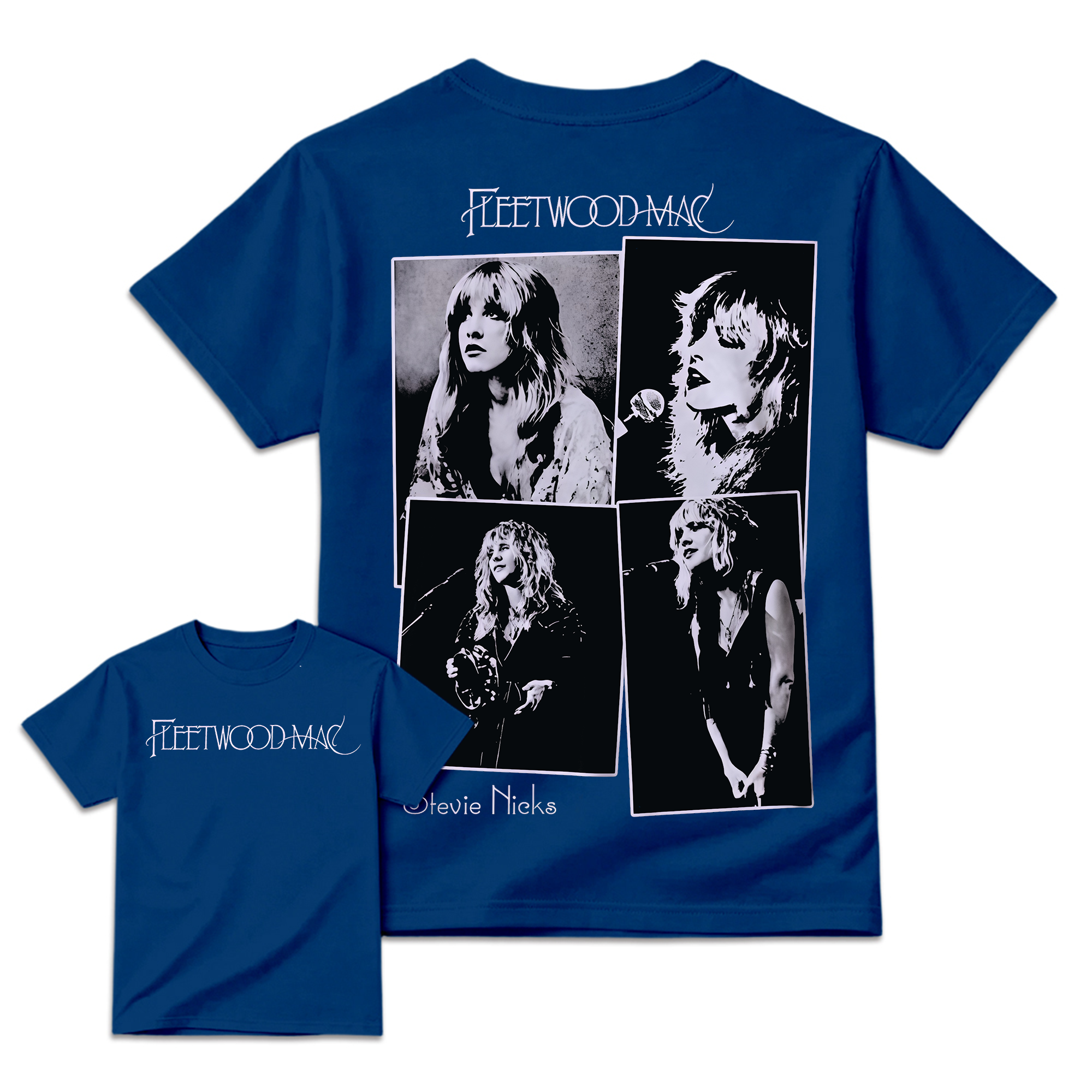Vintage Music Portrait Collage T-Shirt, Retro Graphic Short Sleeve Tee