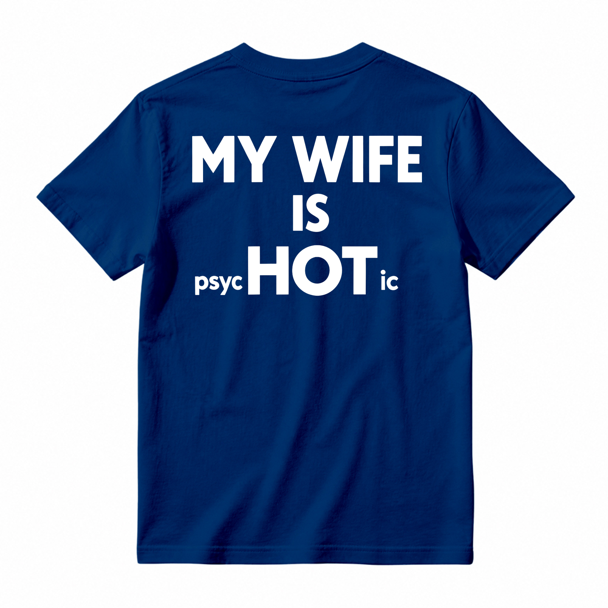 My Wife Is Psyc Hot Ic Men's Monkey Back T-shirt