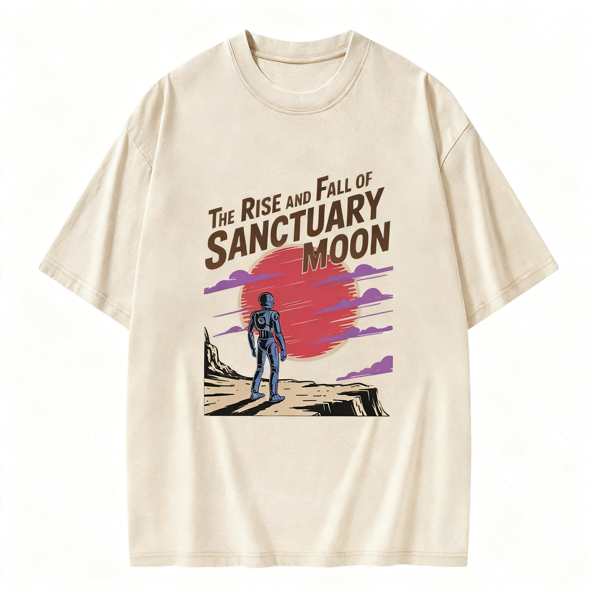 Unisex Washable T-shirt The Rise And Fall Of Sanctuary Moon