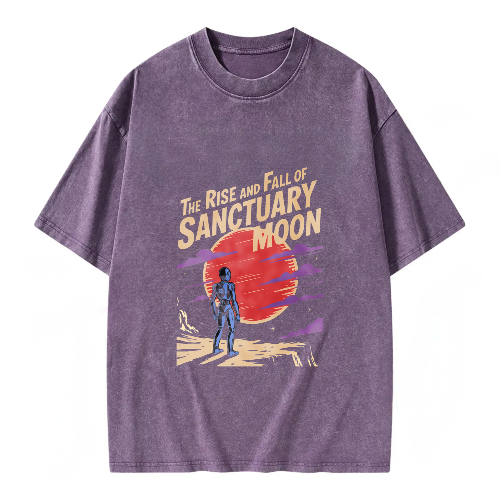 Unisex Washable T-shirt The Rise And Fall Of Sanctuary Moon