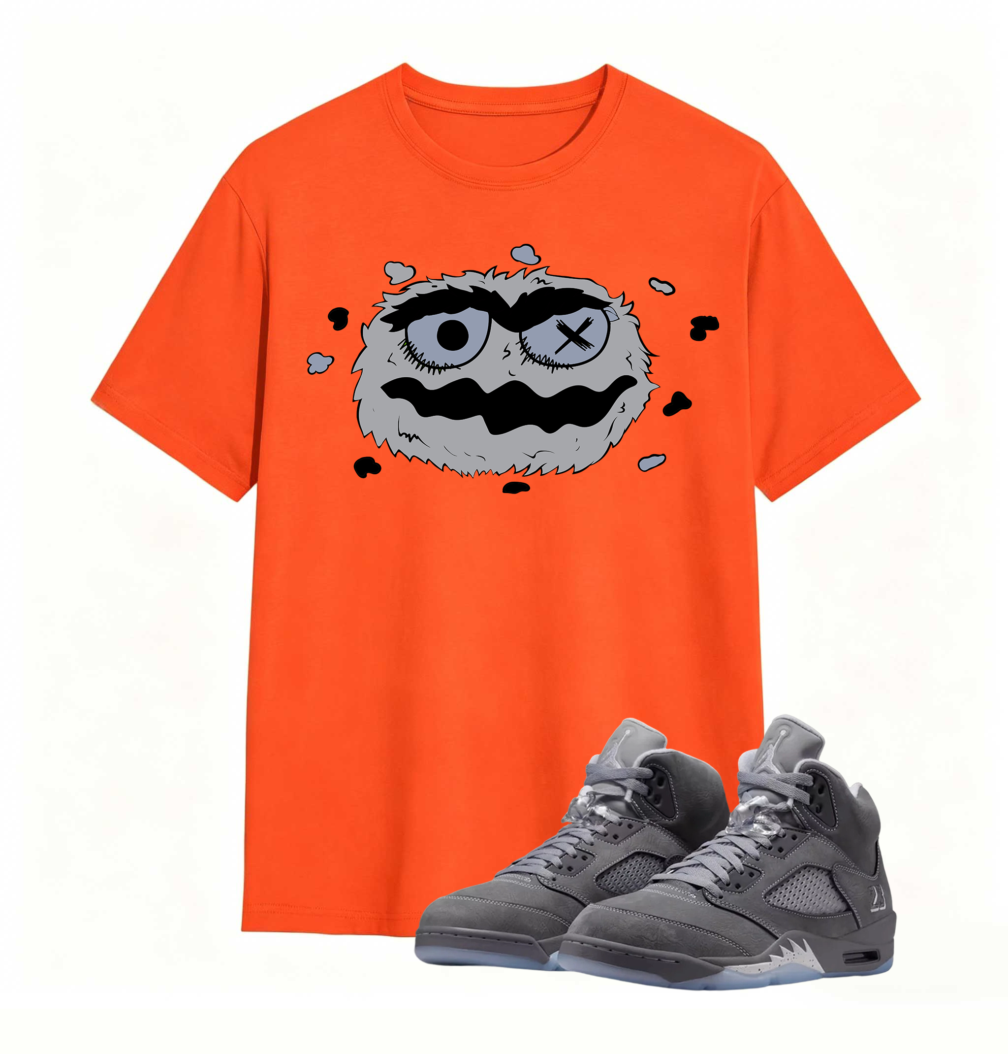 Dark Art Giant Creature And Child AJ5 Casual Tee