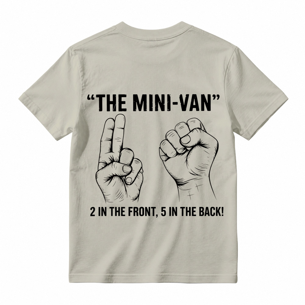 Hand Gesture Graphic T-Shirt Black Line Art Print Funny Back Print Casual Short Sleeve Tee