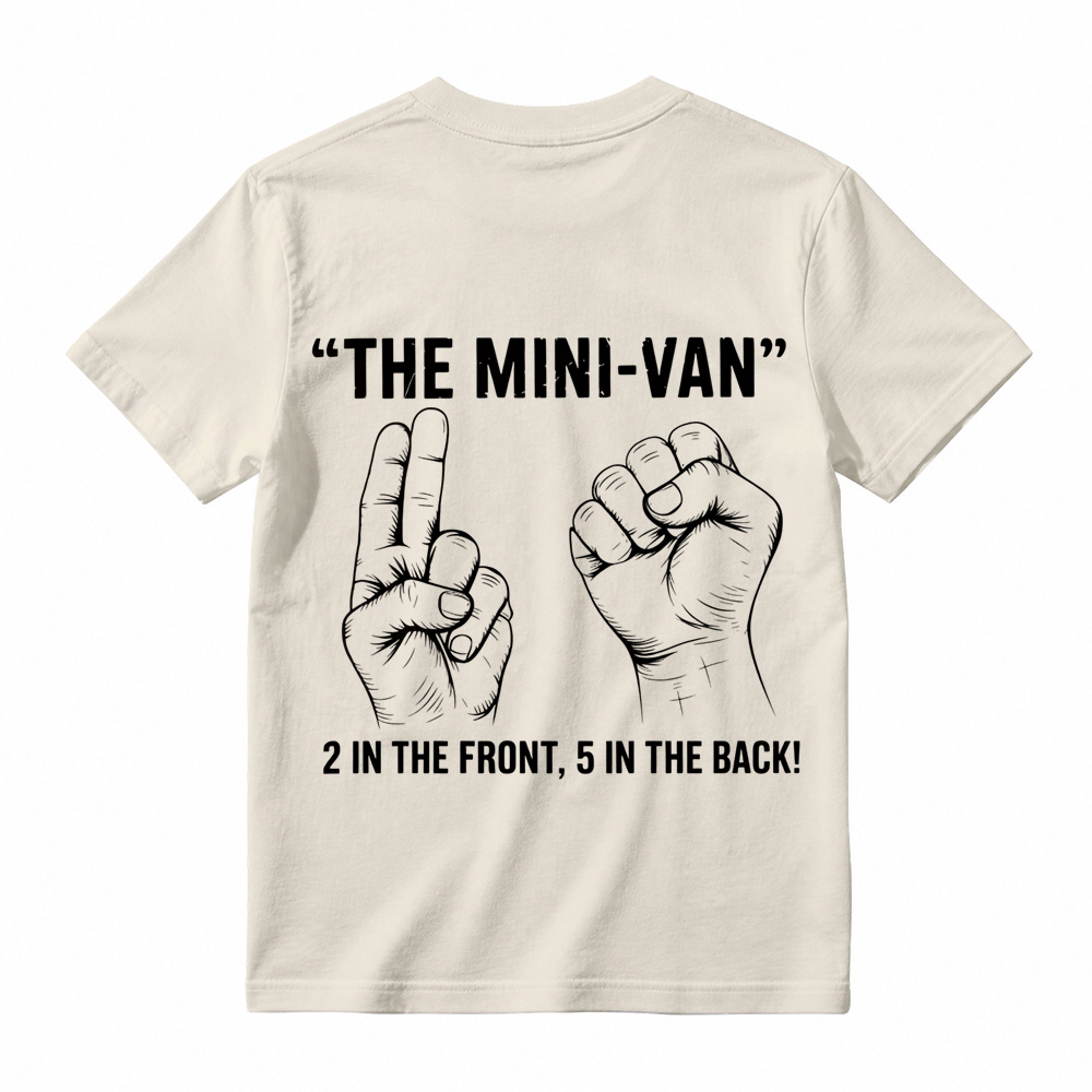 Hand Gesture Graphic T-Shirt Black Line Art Print Funny Back Print Casual Short Sleeve Tee
