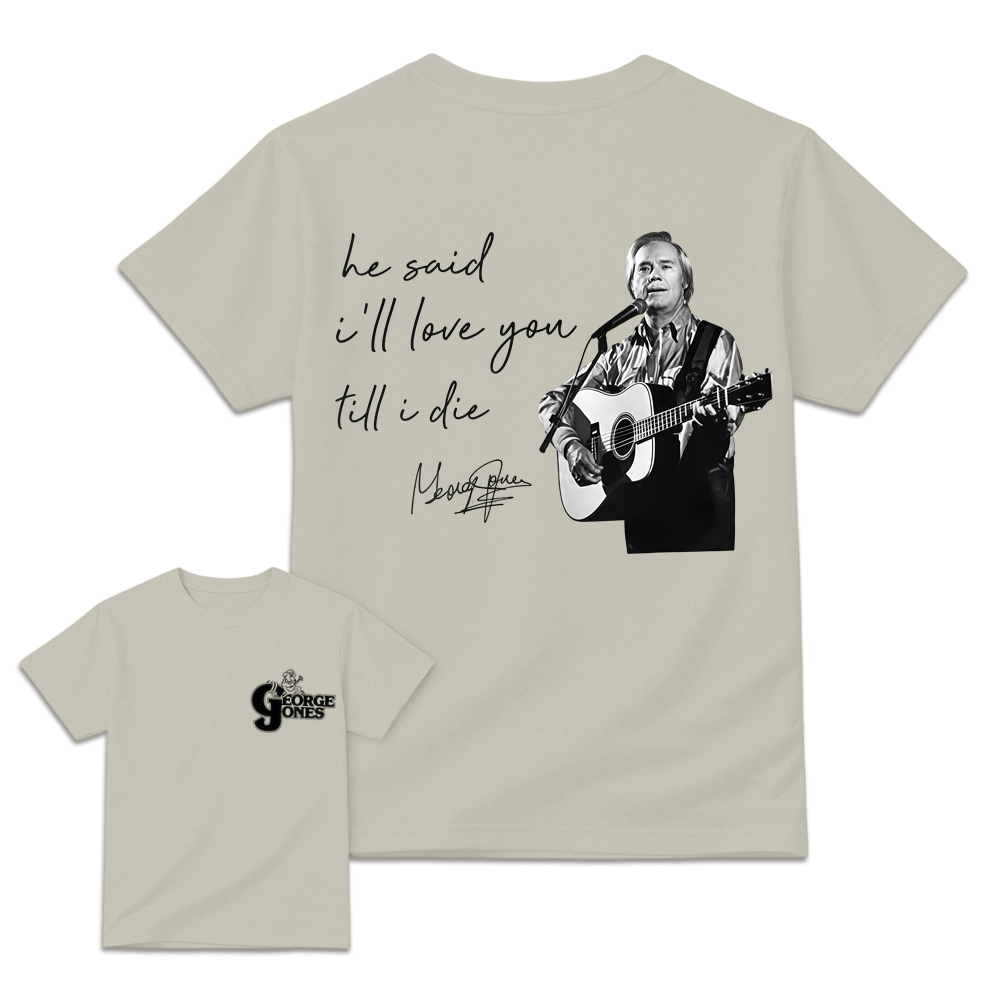 He Stopped Loving Her Today Vintage Tee