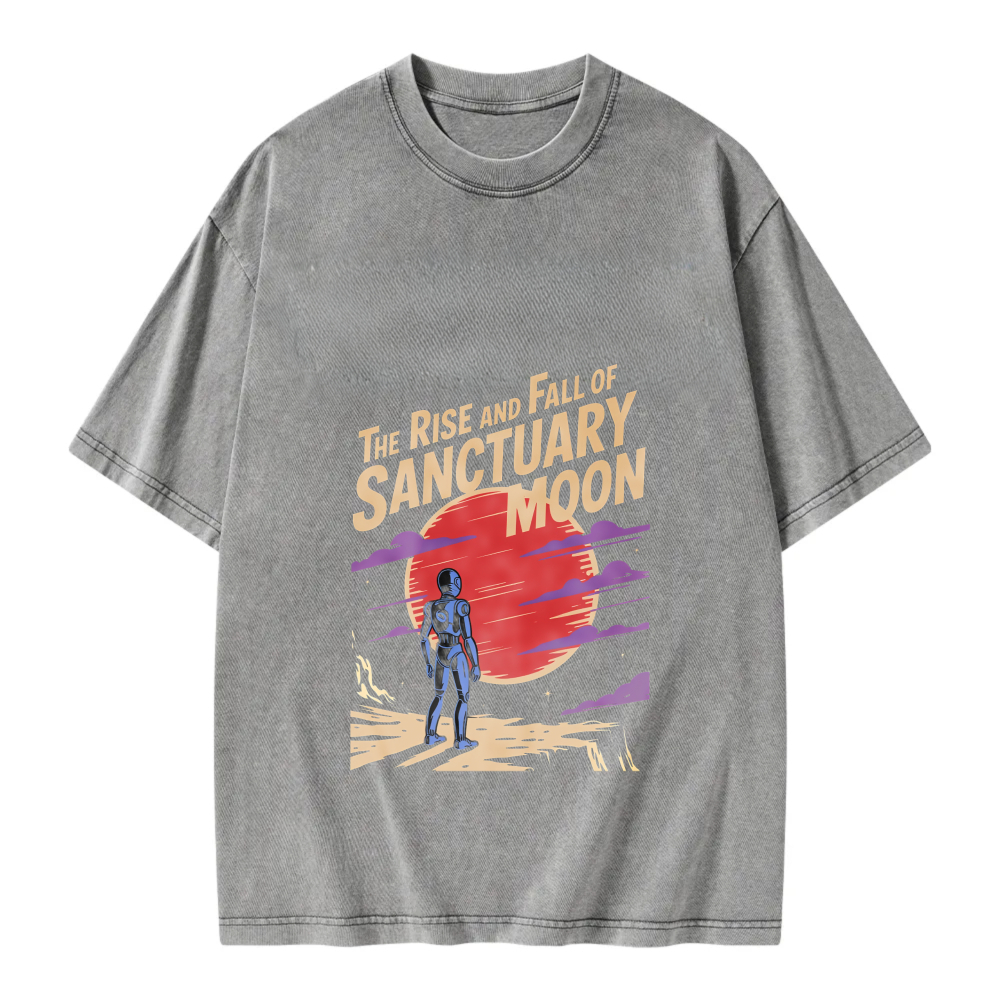 Unisex Washable T-shirt The Rise And Fall Of Sanctuary Moon